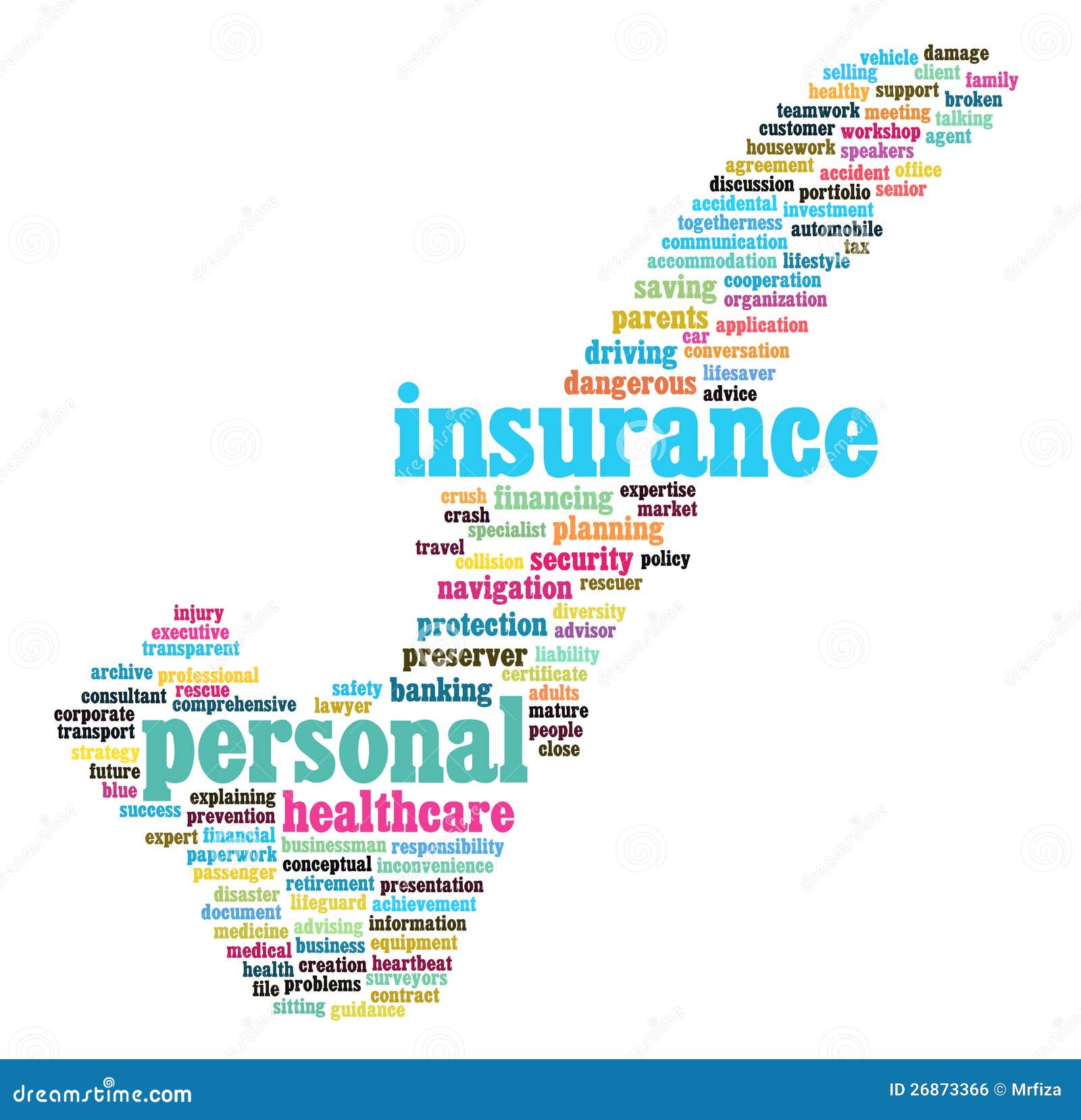 De Infotekst Van De Verzekering Grafiek Stock Illustratie