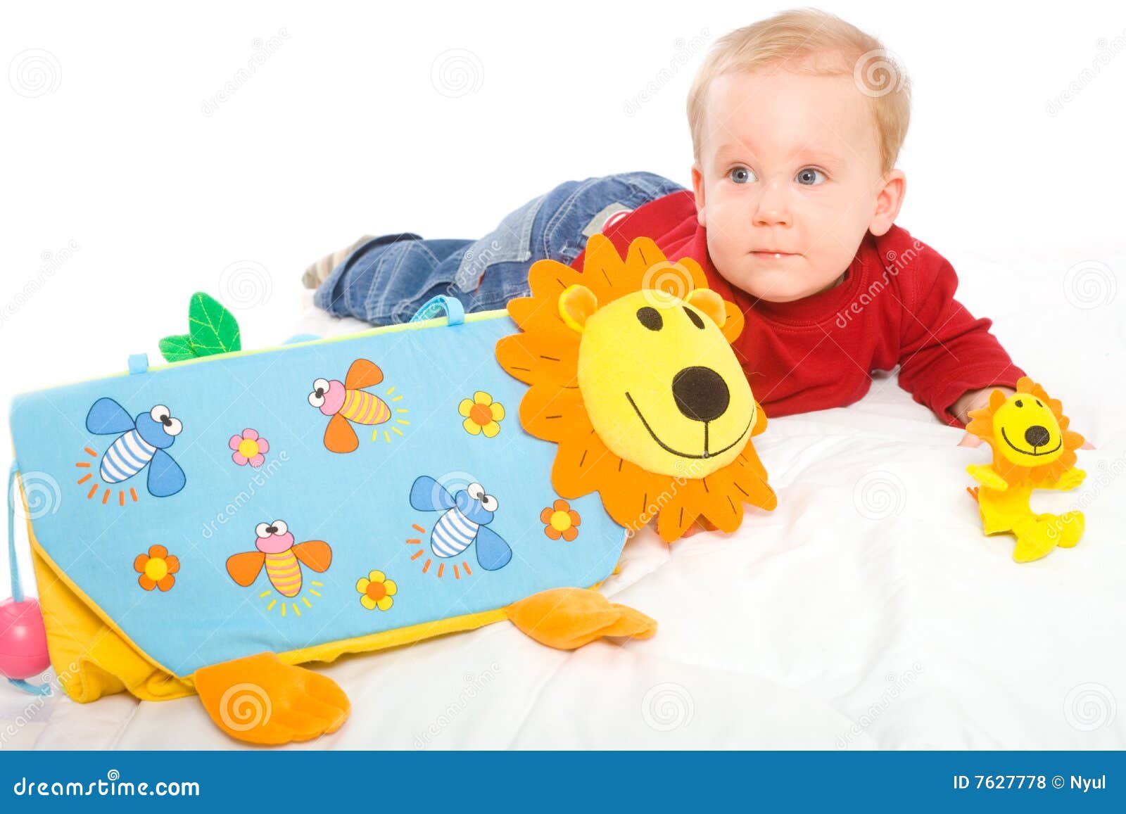 Ongekend De Jongen Van De Baby Het Spelen Met Speelgoed Stock Foto SZ-87