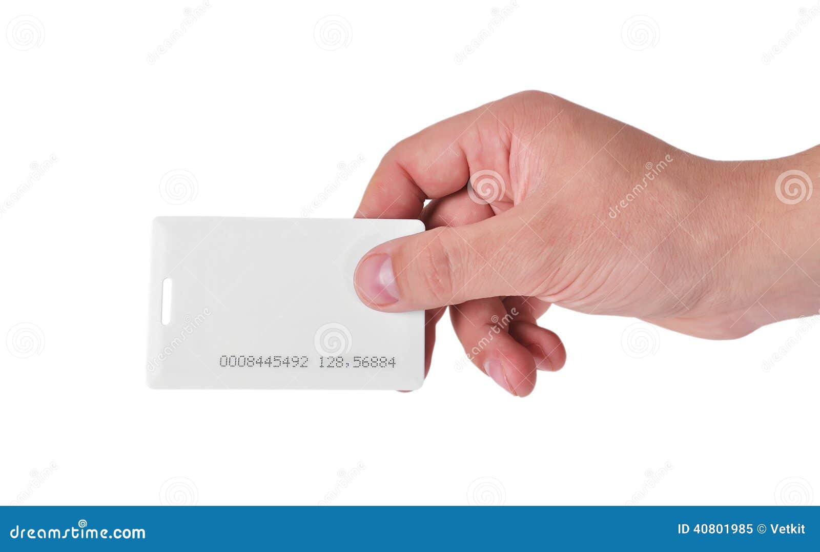 Бесконтактные RFID карты в руке