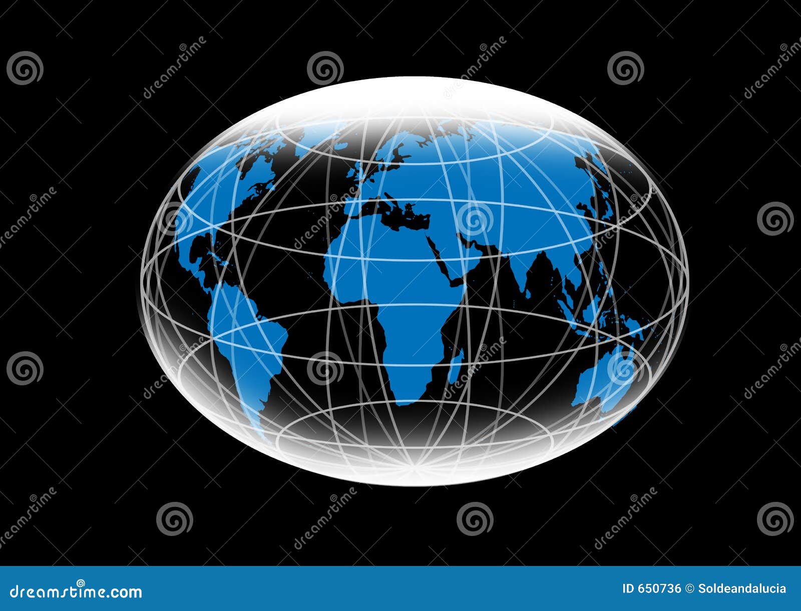 De kaart van de wereld. De kaartillustratie van de wereld