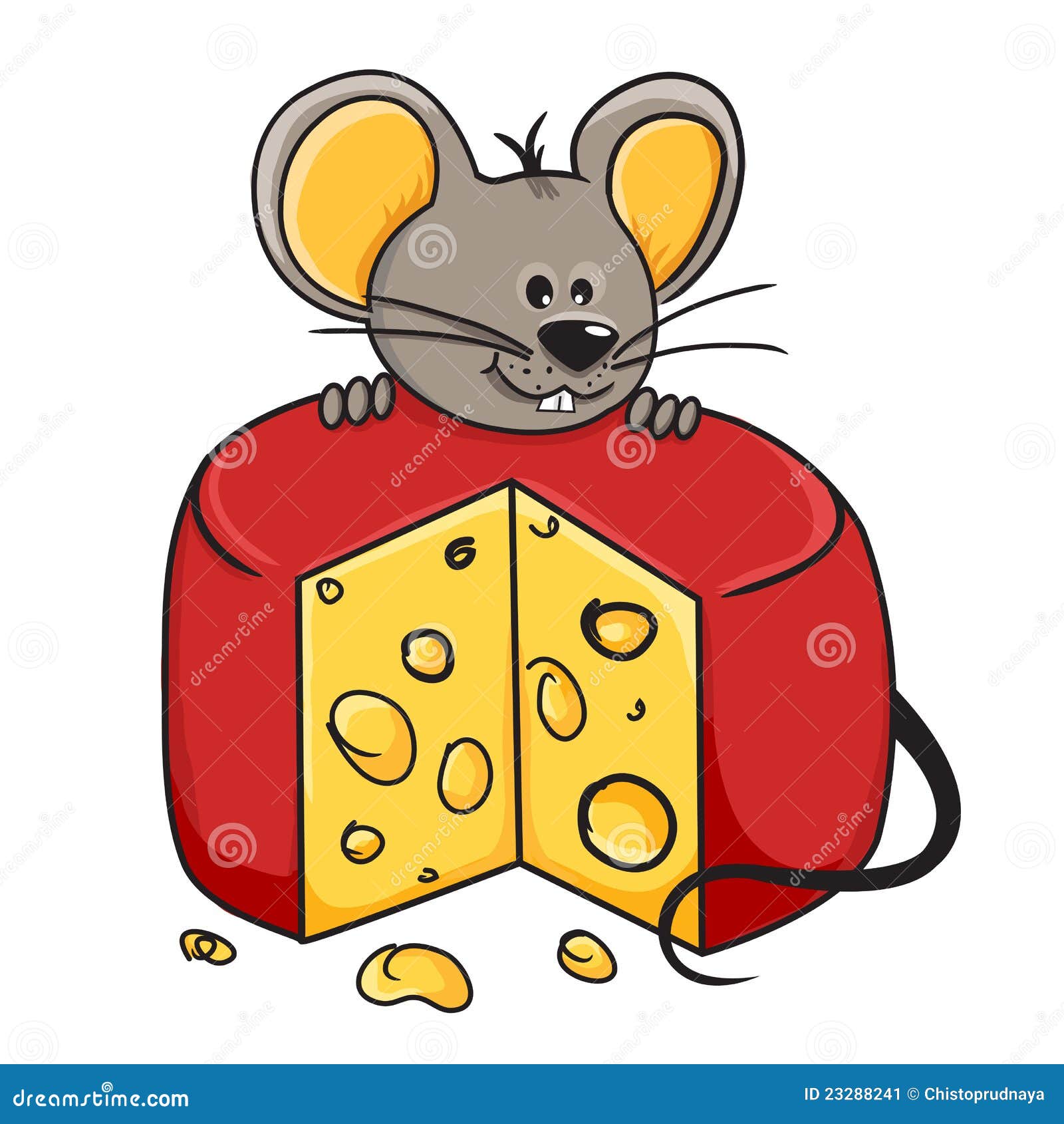 nep werkzaamheid Echt De kaas van de muis vector illustratie. Illustration of leuk - 23288241