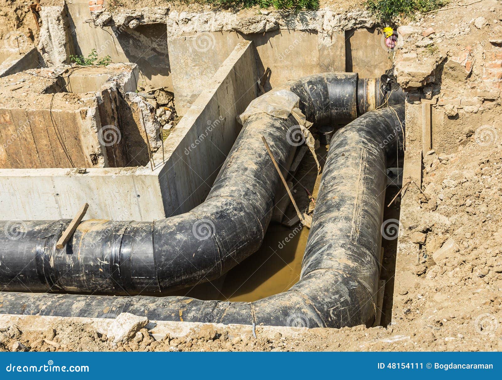 pipe sous l’eau