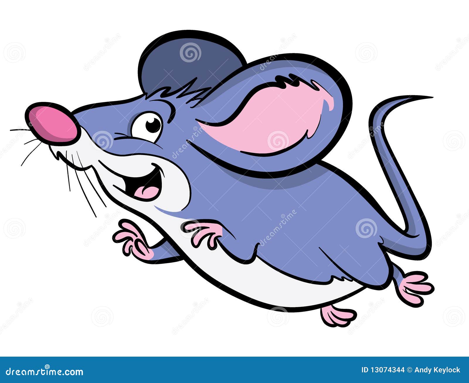Dicht Collega martelen De Leuke Muis Van Het Beeldverhaal Vector Illustratie - Illustration of  tong, neus: 13074344