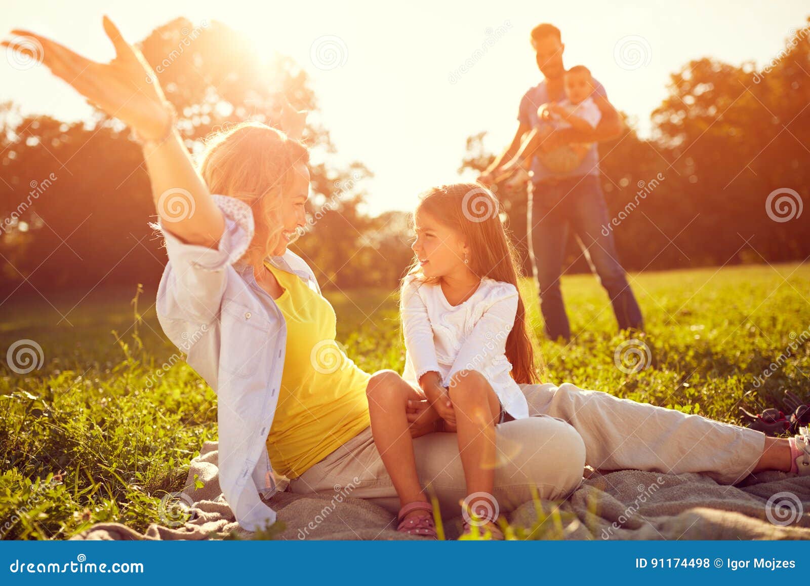 Geniet van deze moeder en dochter