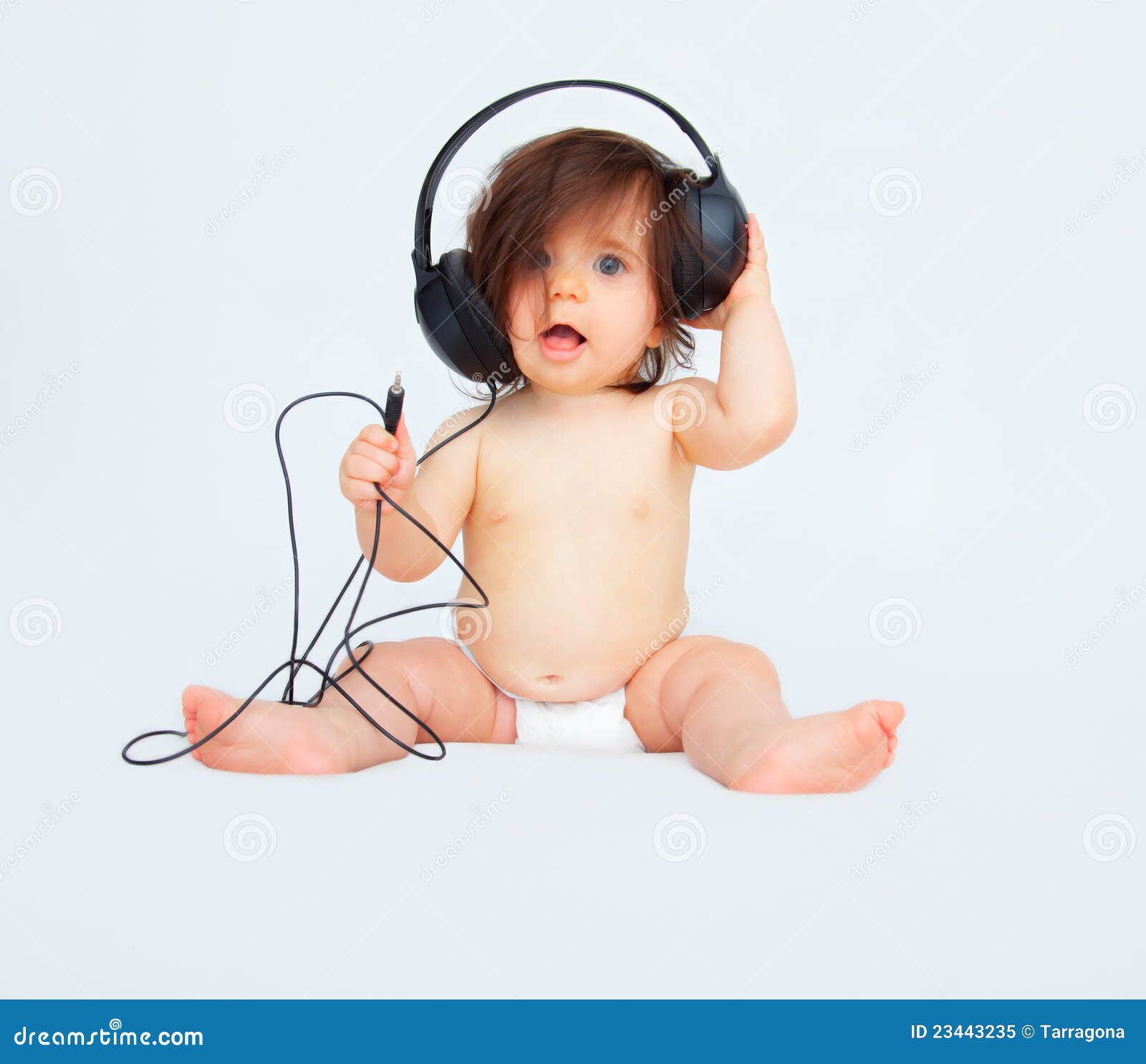 Savant lont Kampioenschap De muziek van de baby stock afbeelding. Image of geluk - 23443235