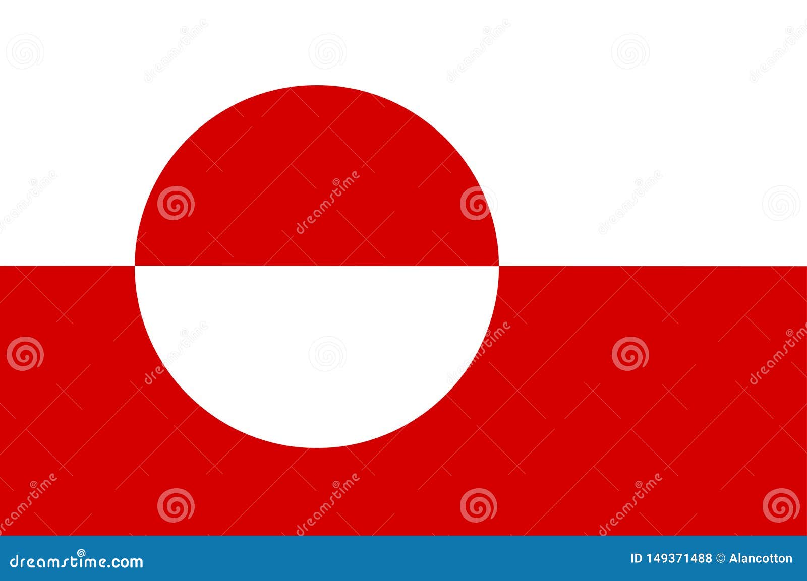 erts Harden Anesthesie De Nationale Vlag Grunge Van Groenland Vector Illustratie - Illustration of  vector, tekening: 149371488