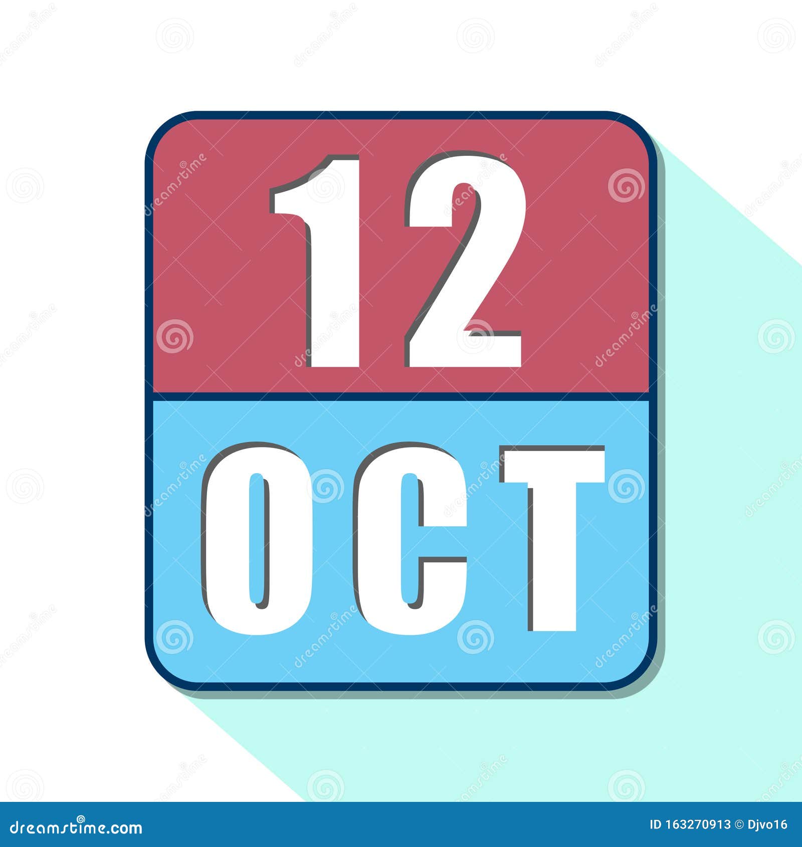 12 De Octubre Dia 12 Del Mes Icono De Calendario Simple Sobre Fondo Blanco Planificacion Administracion Del Tiempo Conjunto De Ic Stock De Ilustracion Ilustracion De Calendario Icono 163270913 calendario 12 de octubre