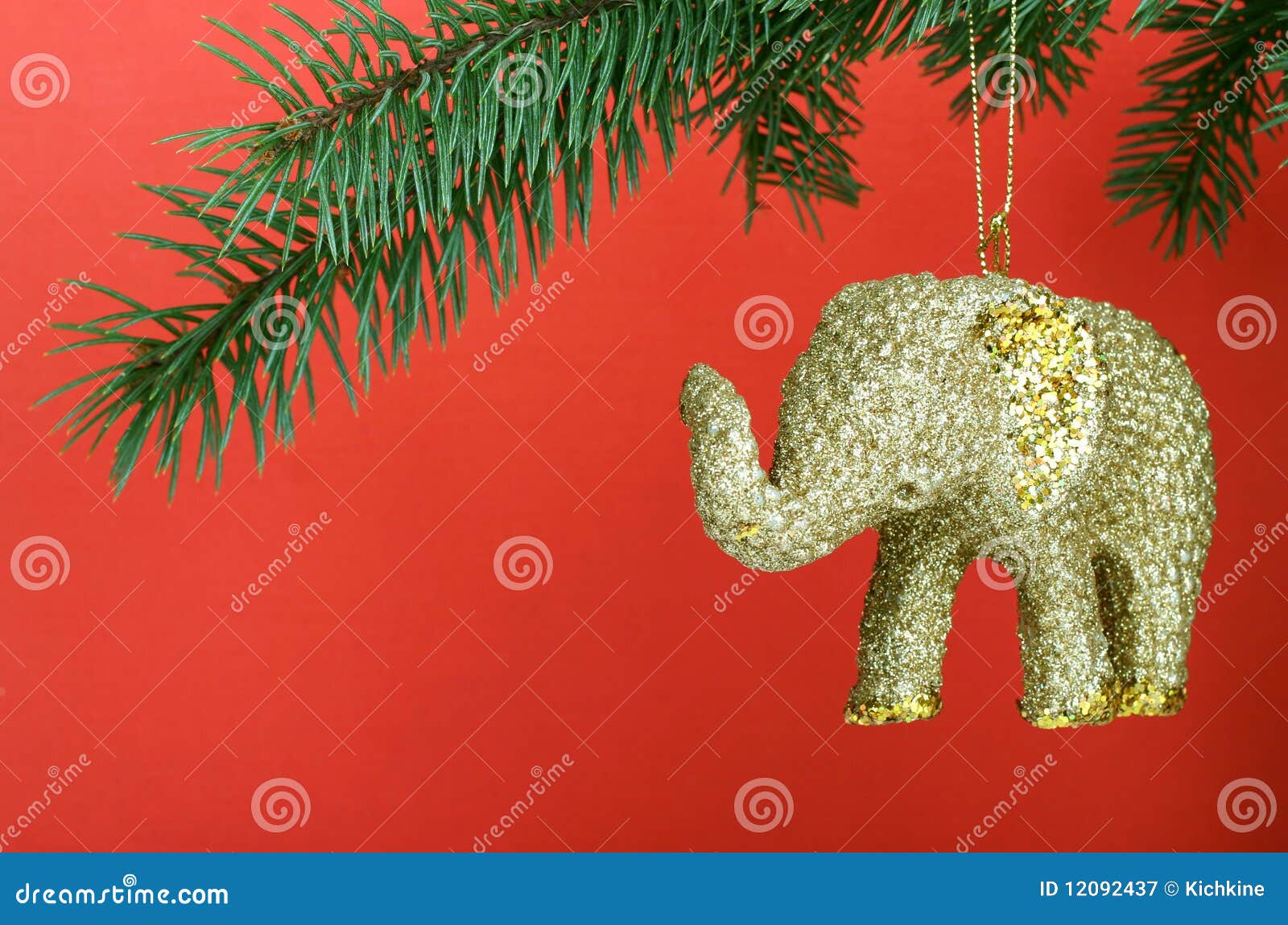 fee Krachtig Chaise longue De olifant van Kerstmis stock afbeelding. Image of claus - 12092437