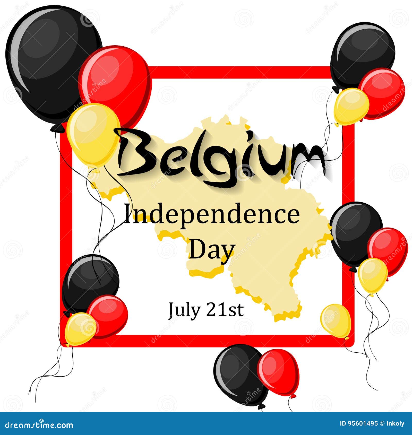 de-onafhankelijkheidsdag-van-belgi-juli-het-malplaatje-van-de-groetkaart-95601495.jpg