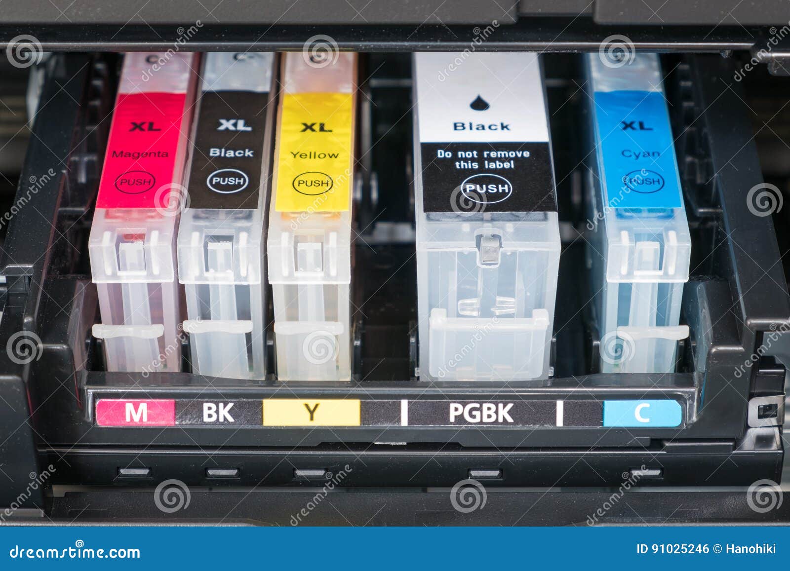 De Patronen Van De Printerinkt Stock Foto Image of druk, straal 91025246