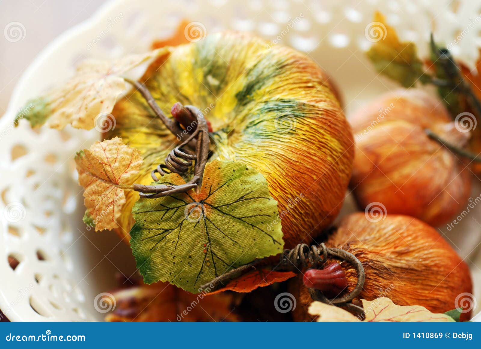 De Pompoenen Van Mache Van Het Document Stock Afbeelding Image of