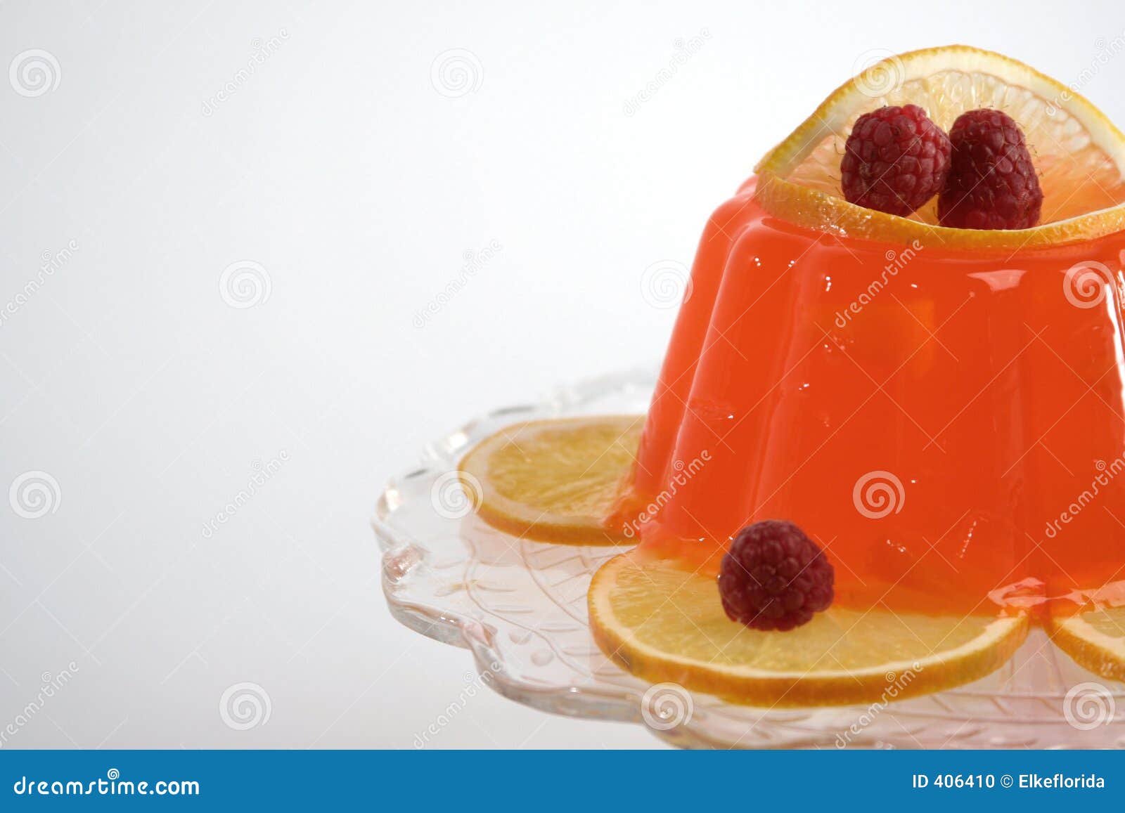 De pudding van de gelatine stock foto. Image of bessen 406410