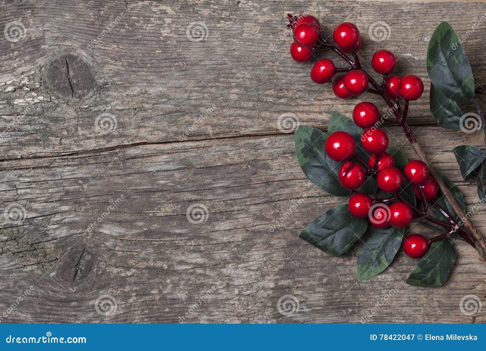De Rode Bessen Van Kerstmisdecoratie Stock Afbeelding - Image of ...