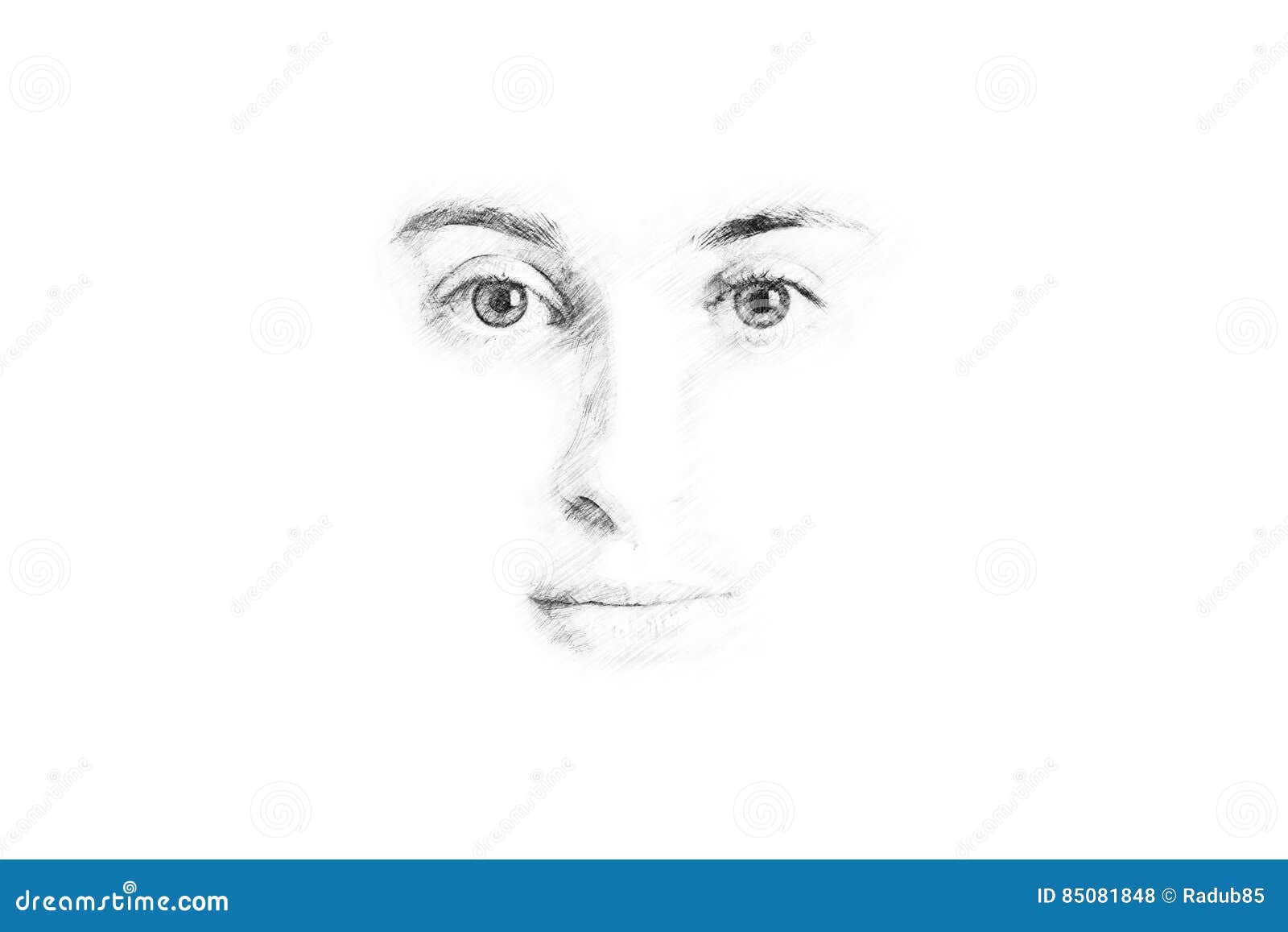 679 Gezicht Van De Tekening Van De Schets Van De Vrouw Foto's - gratis en  royaltyvrije stockfoto's uit Dreamstime