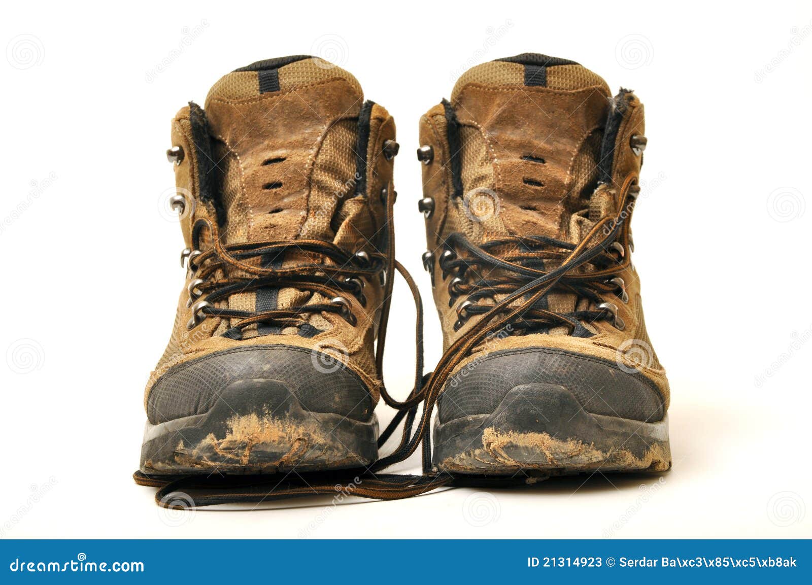 De schoen van de trekking stock afbeelding. Image of stoffig - 21314923