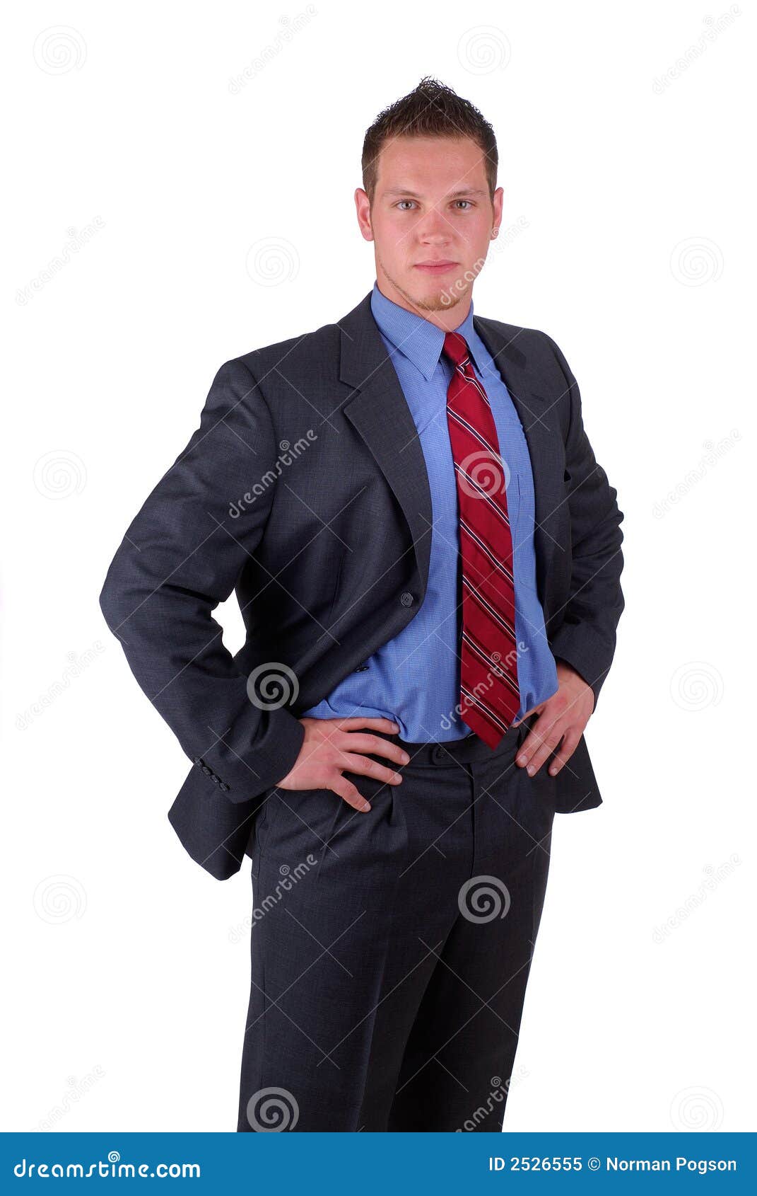 De Status van de zakenman stock afbeelding. Image of ontmoeten 2526555