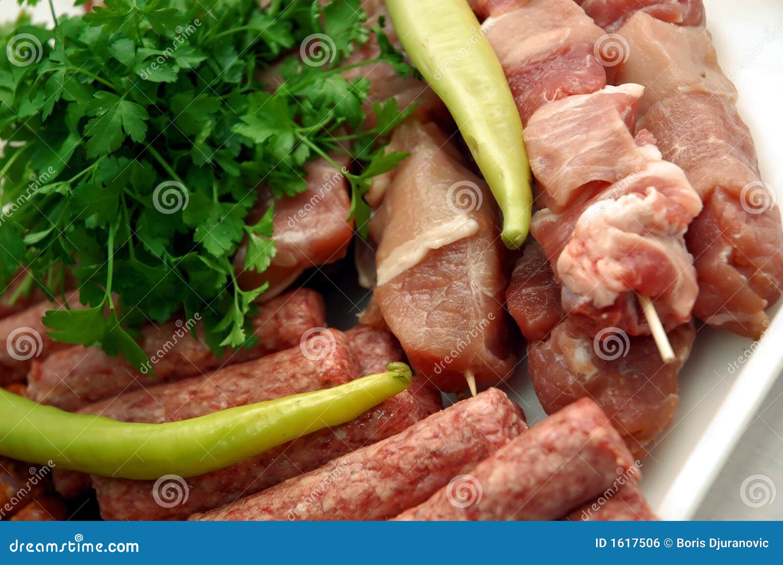 De Stok En De Paprika Van De Barbecue Stock Foto Image of