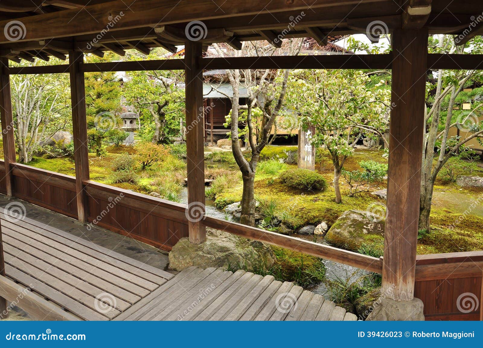 De Tempeltuin Van Japan Zen Stock Afbeelding - Image Of Ruimte, Perfect:  39426023