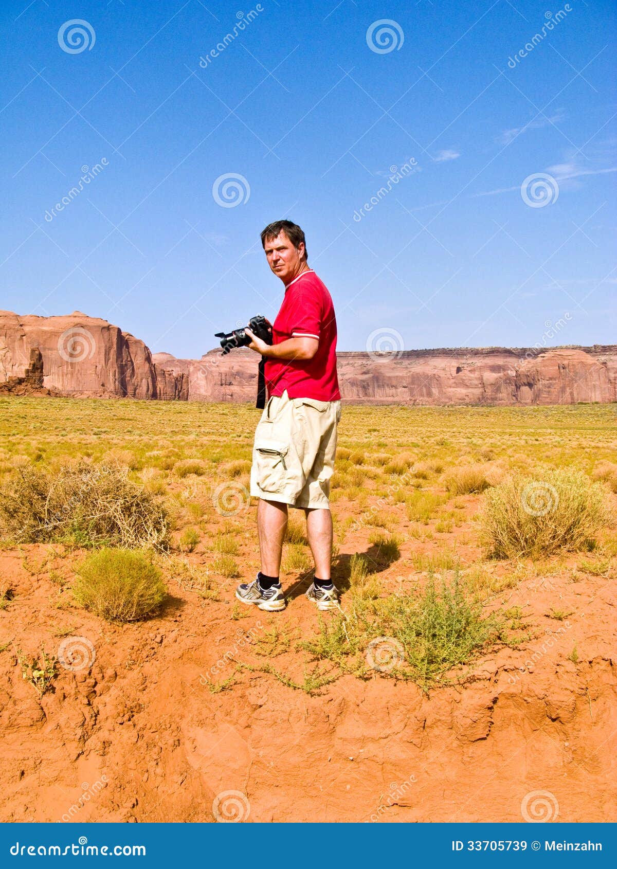 De Toerist, Mens Neemt Beelden Stock Afbeelding Image of camera, mens