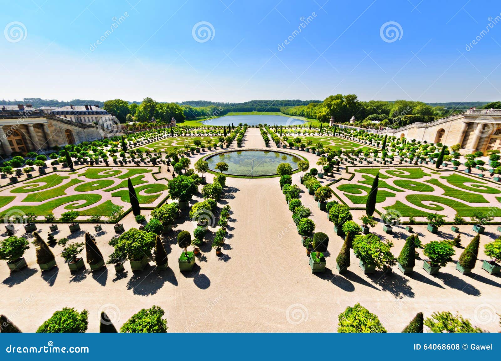 Tot ziens Snikken plastic De Tuin Van Versailles, Parijs, Frankrijk Stock Foto - Image of nave,  toeristisch: 64068608