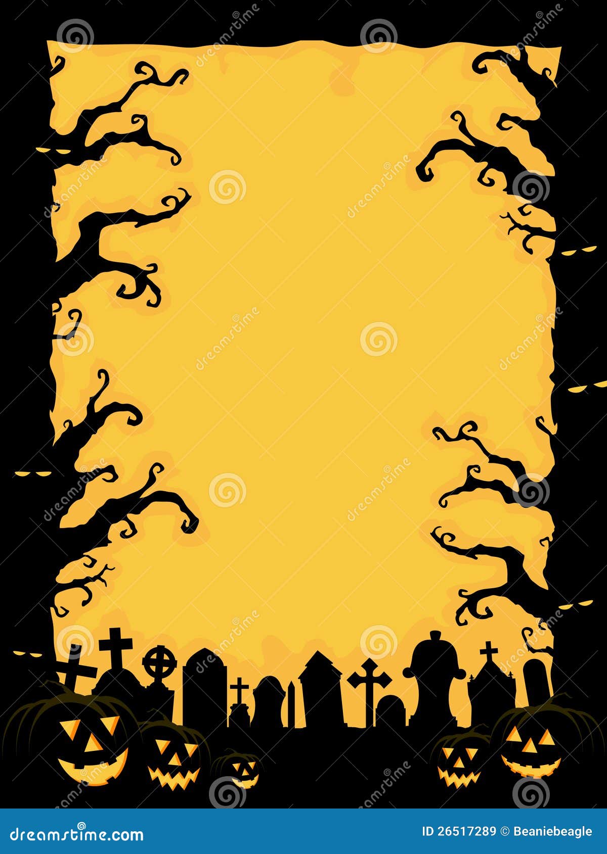 De Uitnodiging Van Halloween Vector Illustratie Illustration Of de-uitnodiging-van-halloween-vector-illustratie-illustration-of