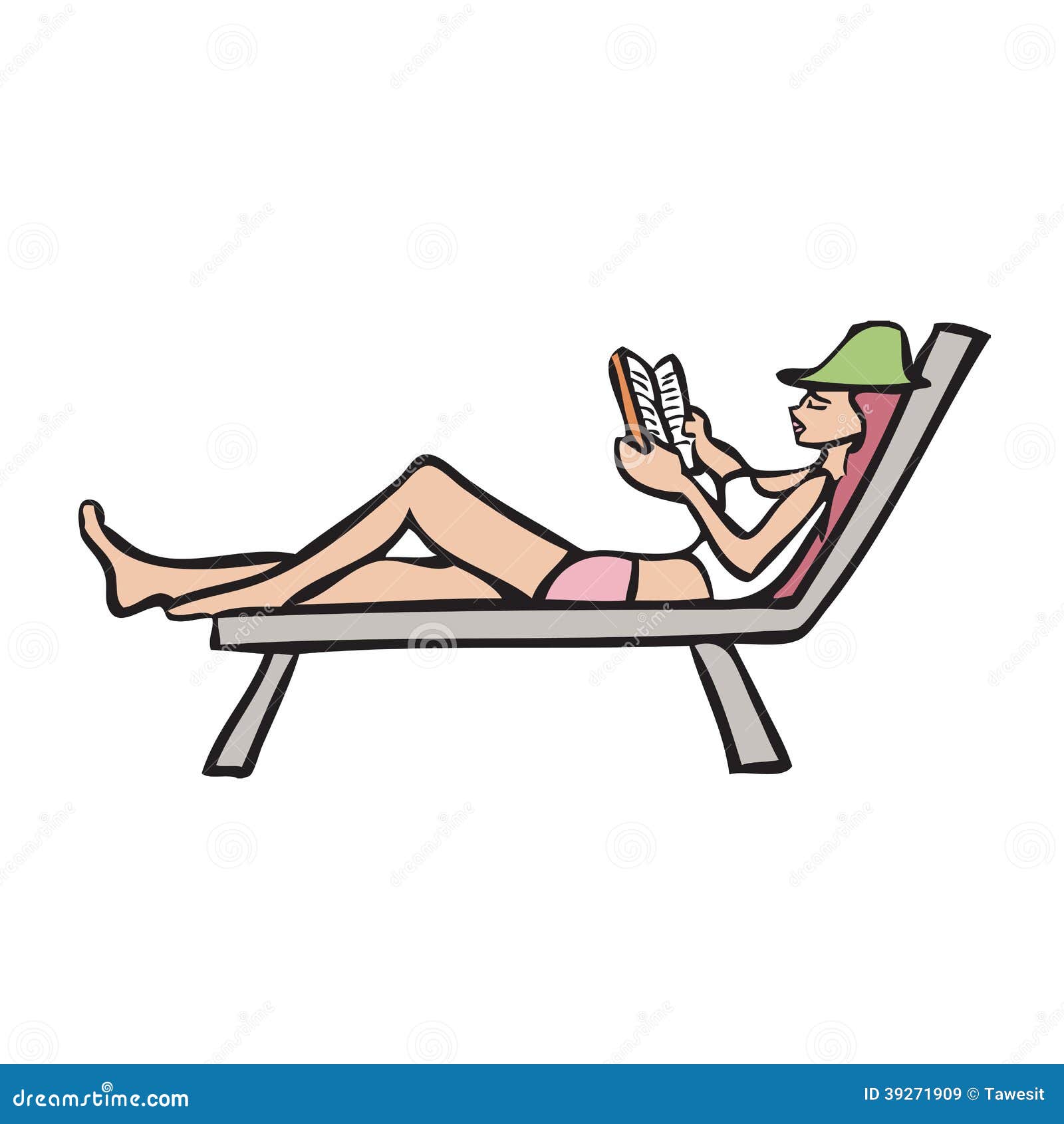 clipart gratuit chaise longue - photo #32