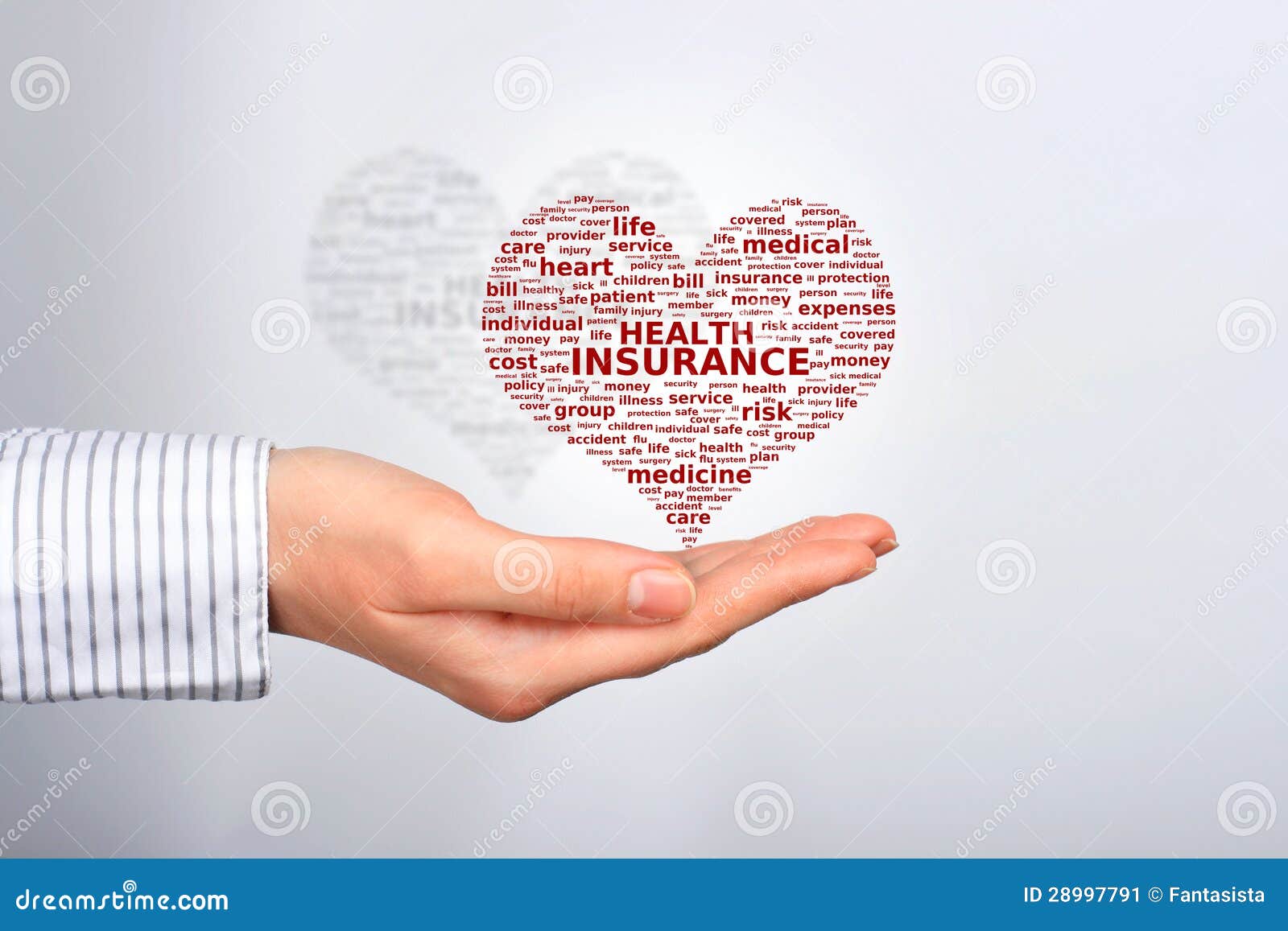 De Verzekering Van De Gezondheid. Stock Afbeelding Image of begrip