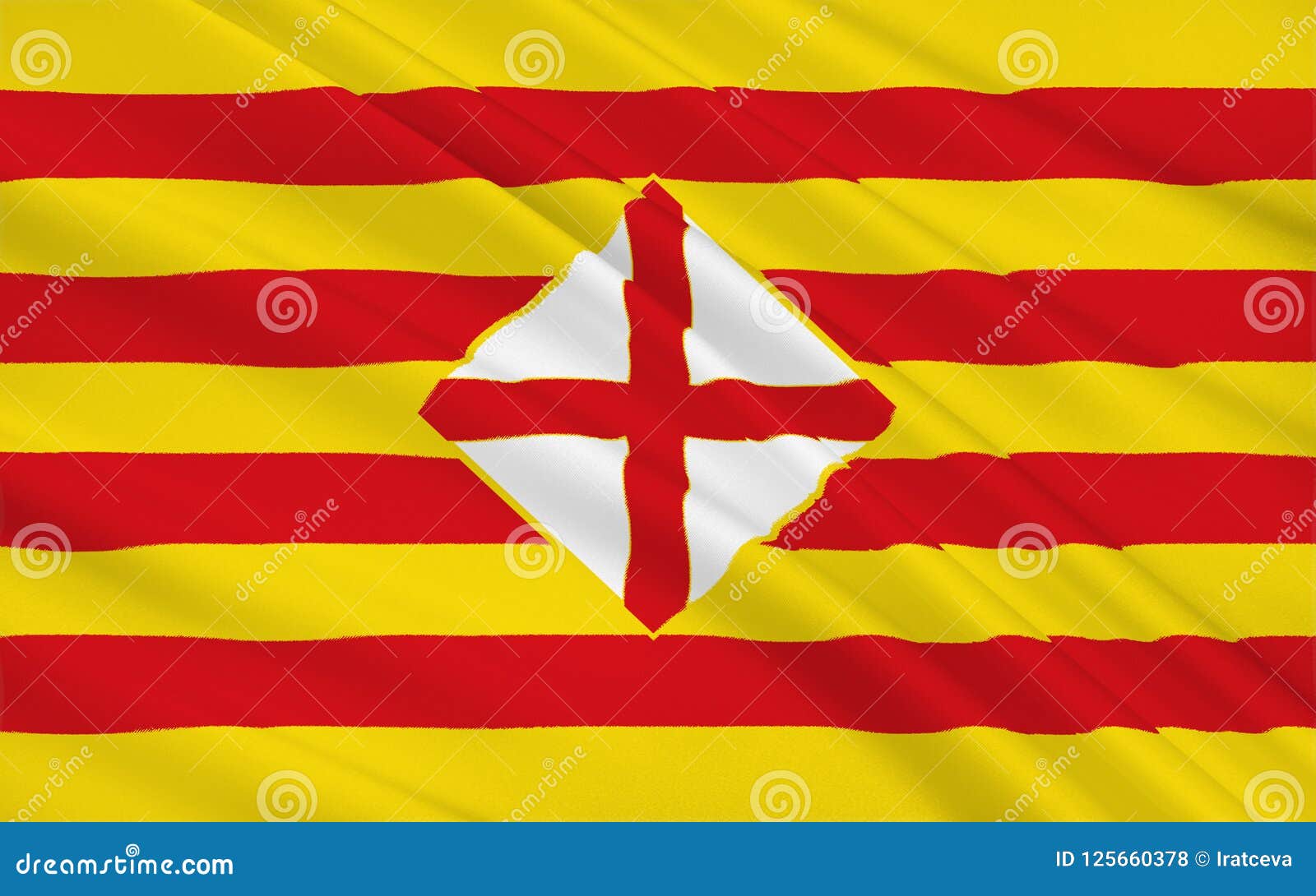 Overdreven hypotheek advies De Vlag Van Barcelona is Een Provincie Van Oostelijk Spanje Stock  Illustratie - Illustration of europa, doek: 125660378