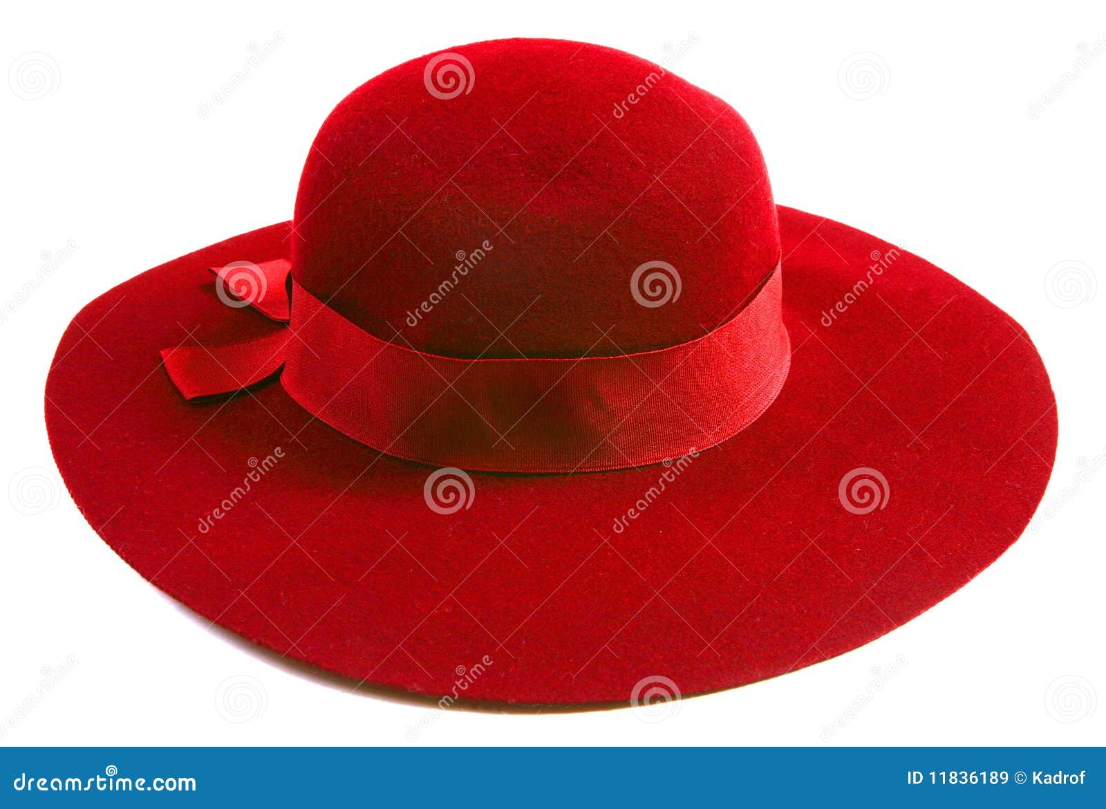 De Vrouwen Rode Hoed Van De Luxe Afbeelding of verkoop, hoed: 11836189