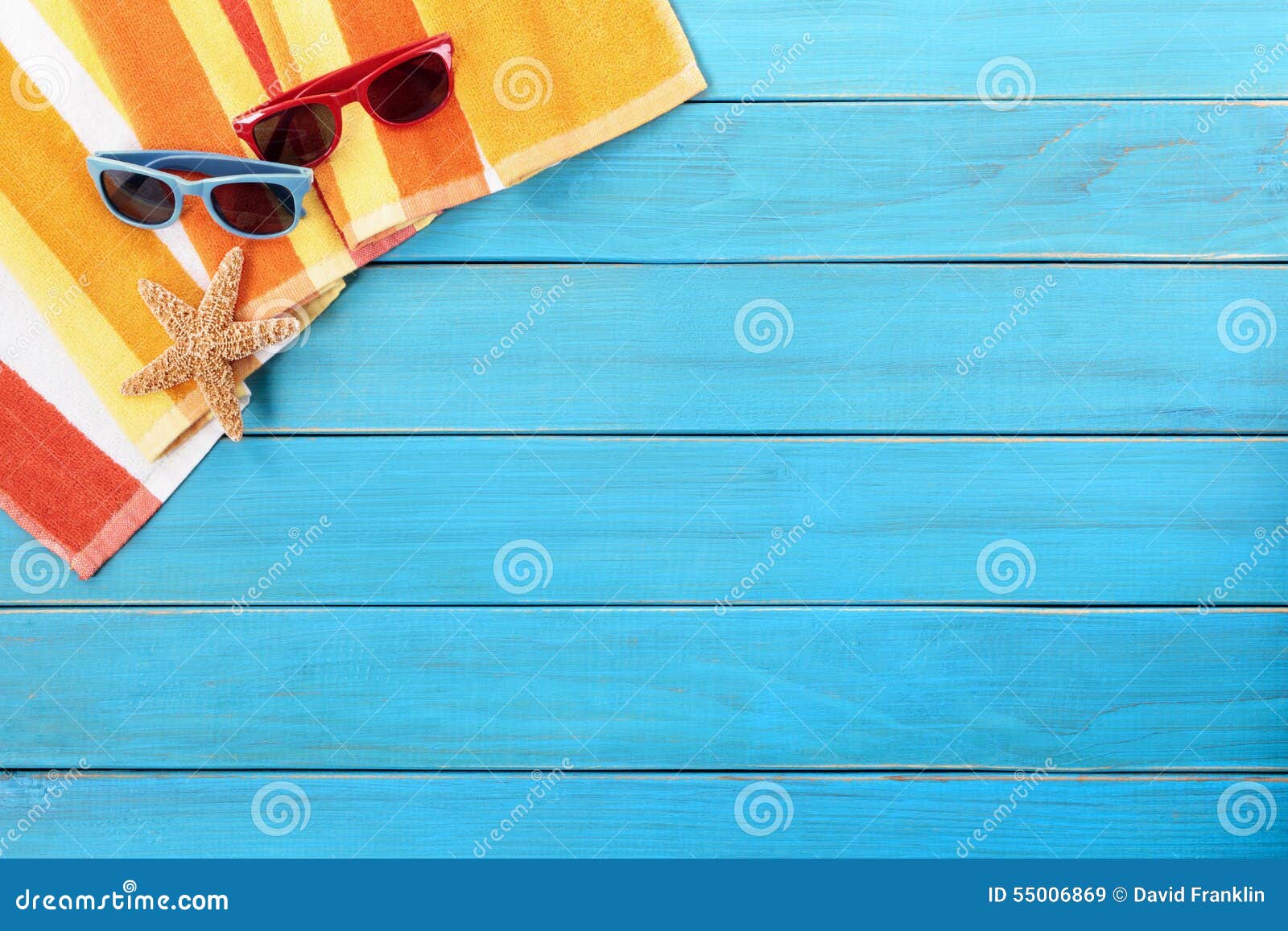 De Zomer Van Het Stranddek Het Zonnebaden Achtergrond, Zonnebril ...