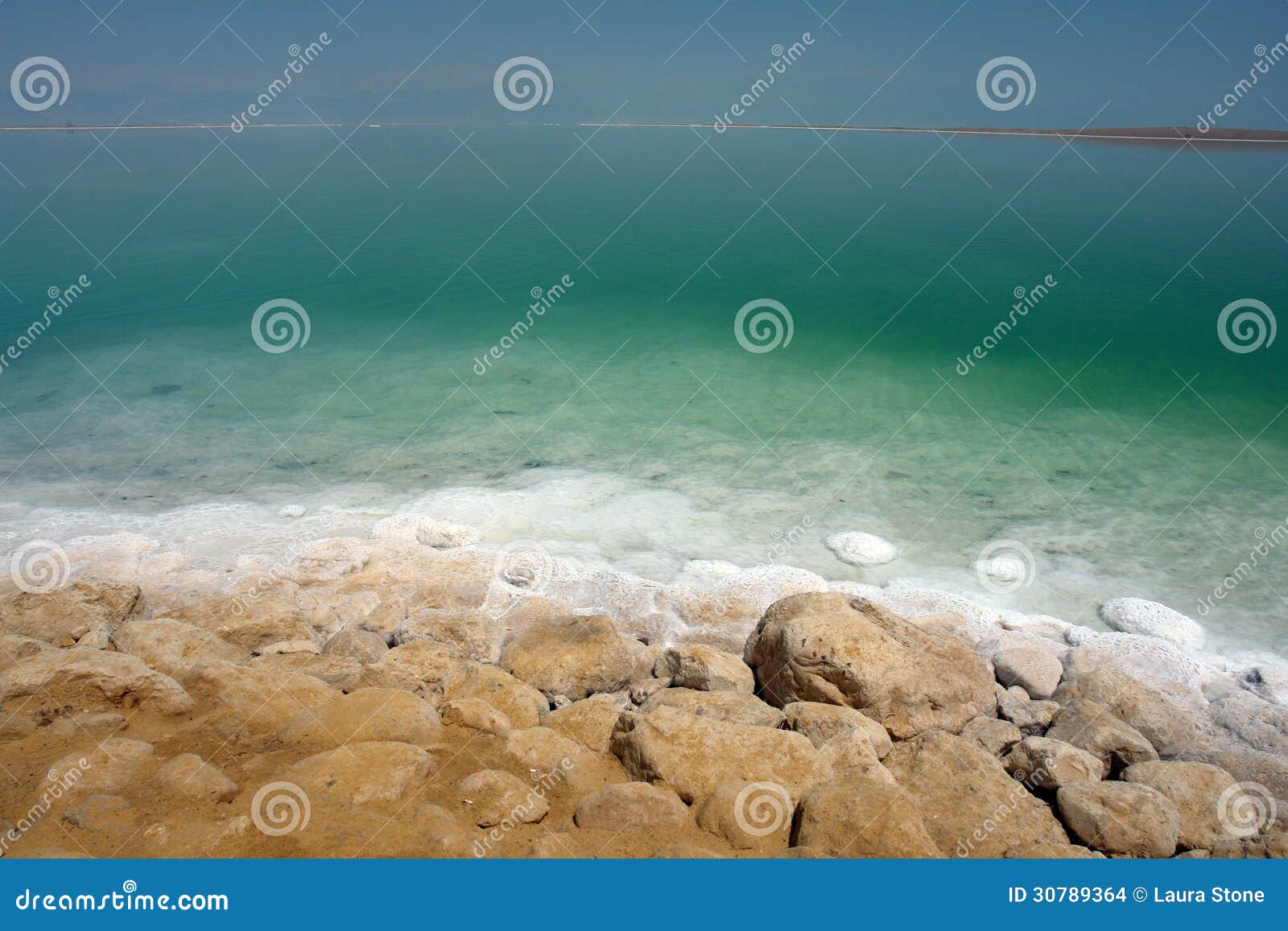 Dead Sea Salt & Rocks stock photo. Image of shore 30789364