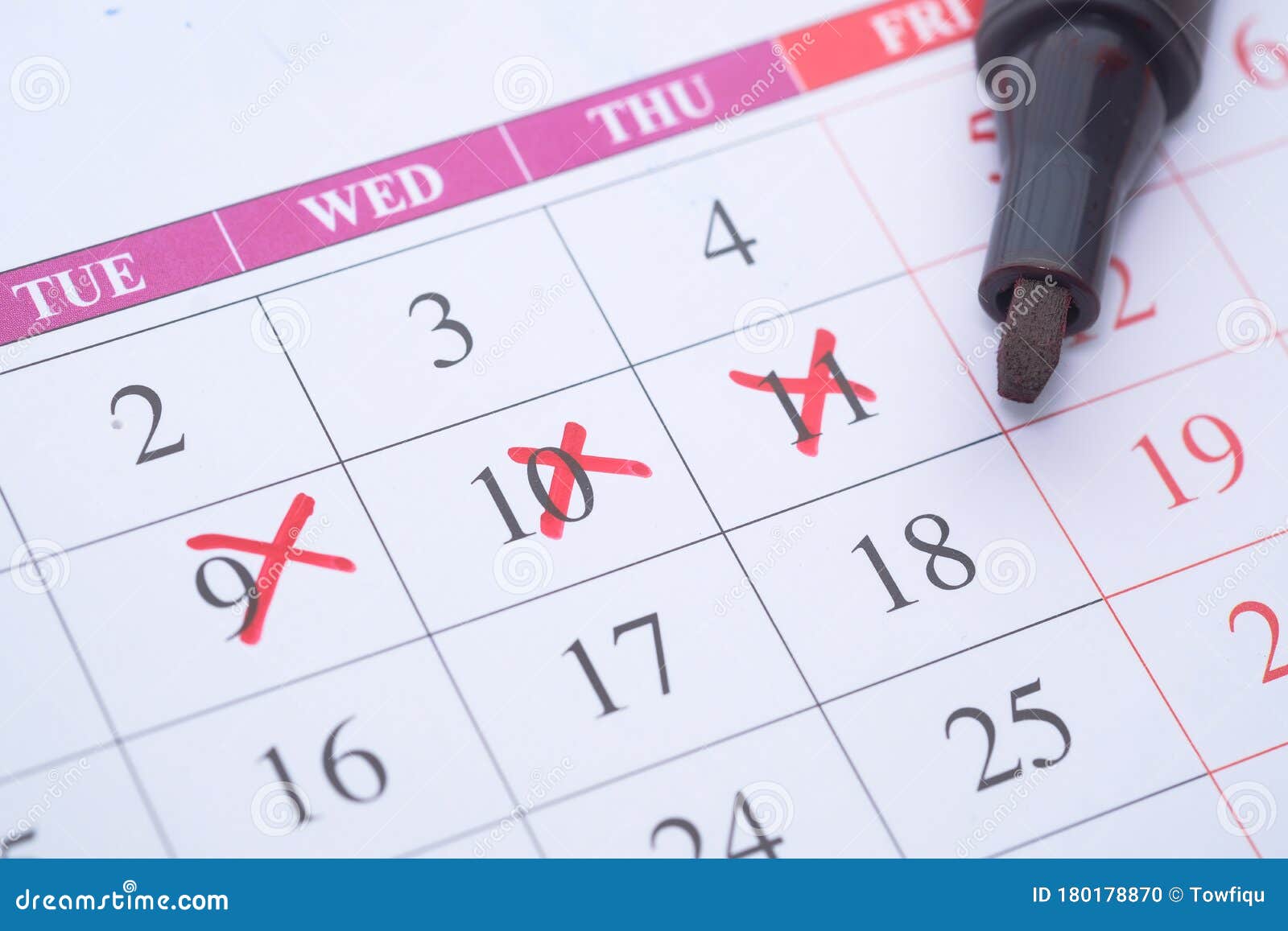 Deadline Concept With Red Mark On Calendar Date Stock Photo Image Of Deadline Concept With Red Mark On Calendar Date Stock Photo Image Of