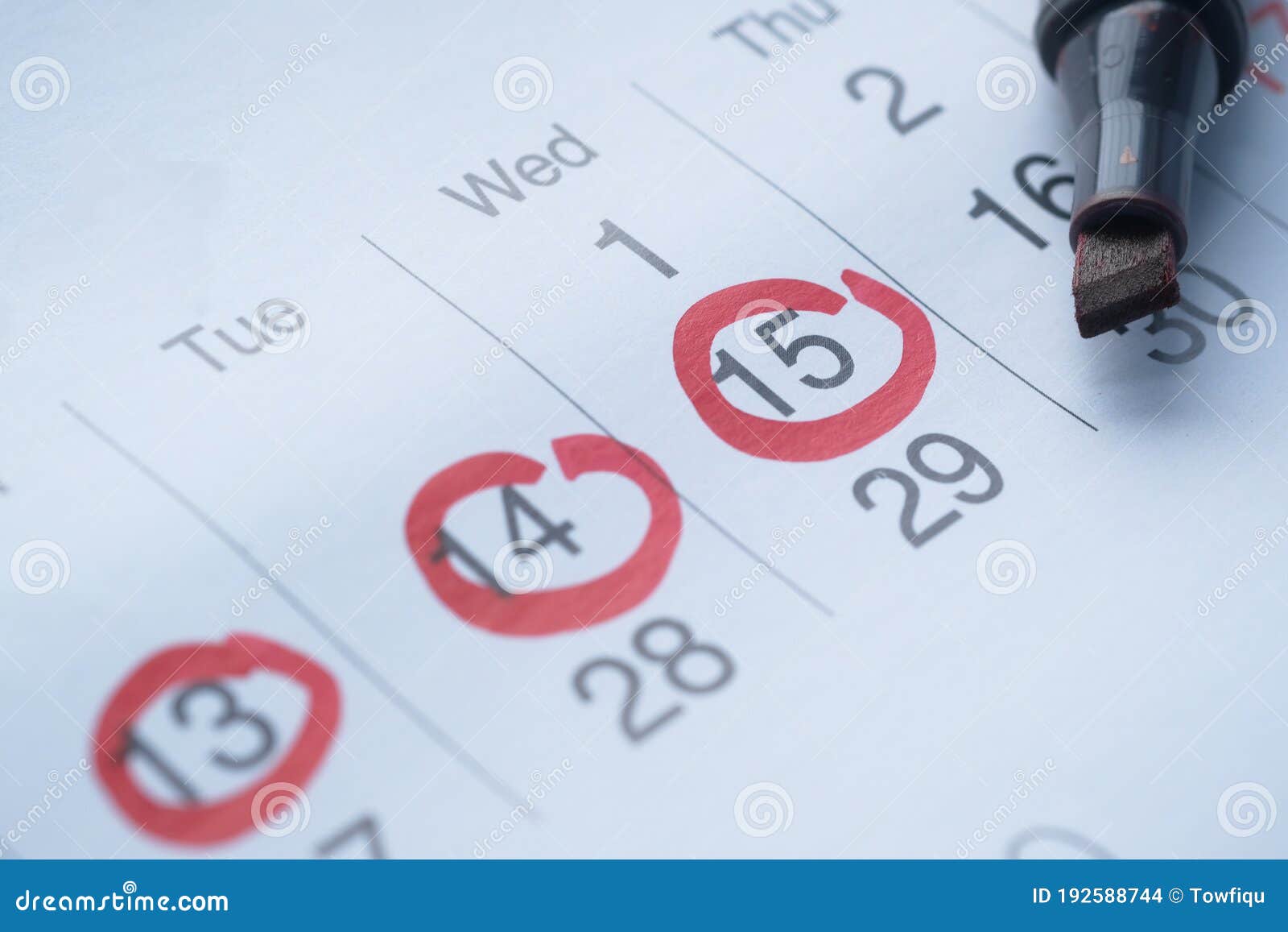 Deadline Concept With Red Mark On Calendar Date Stock Photo Image Of Deadline Concept With Red Mark On Calendar Date Stock Photo Image Of