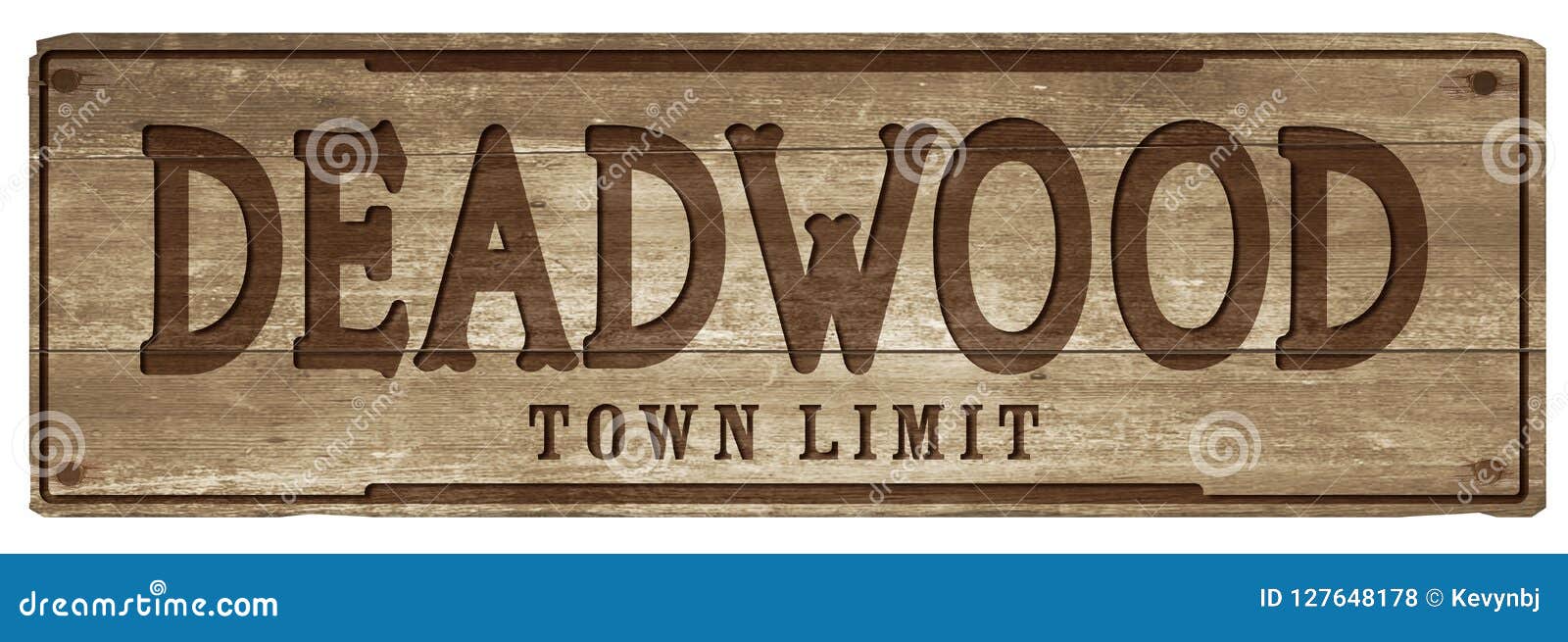 deadwood south dakota town limit sign