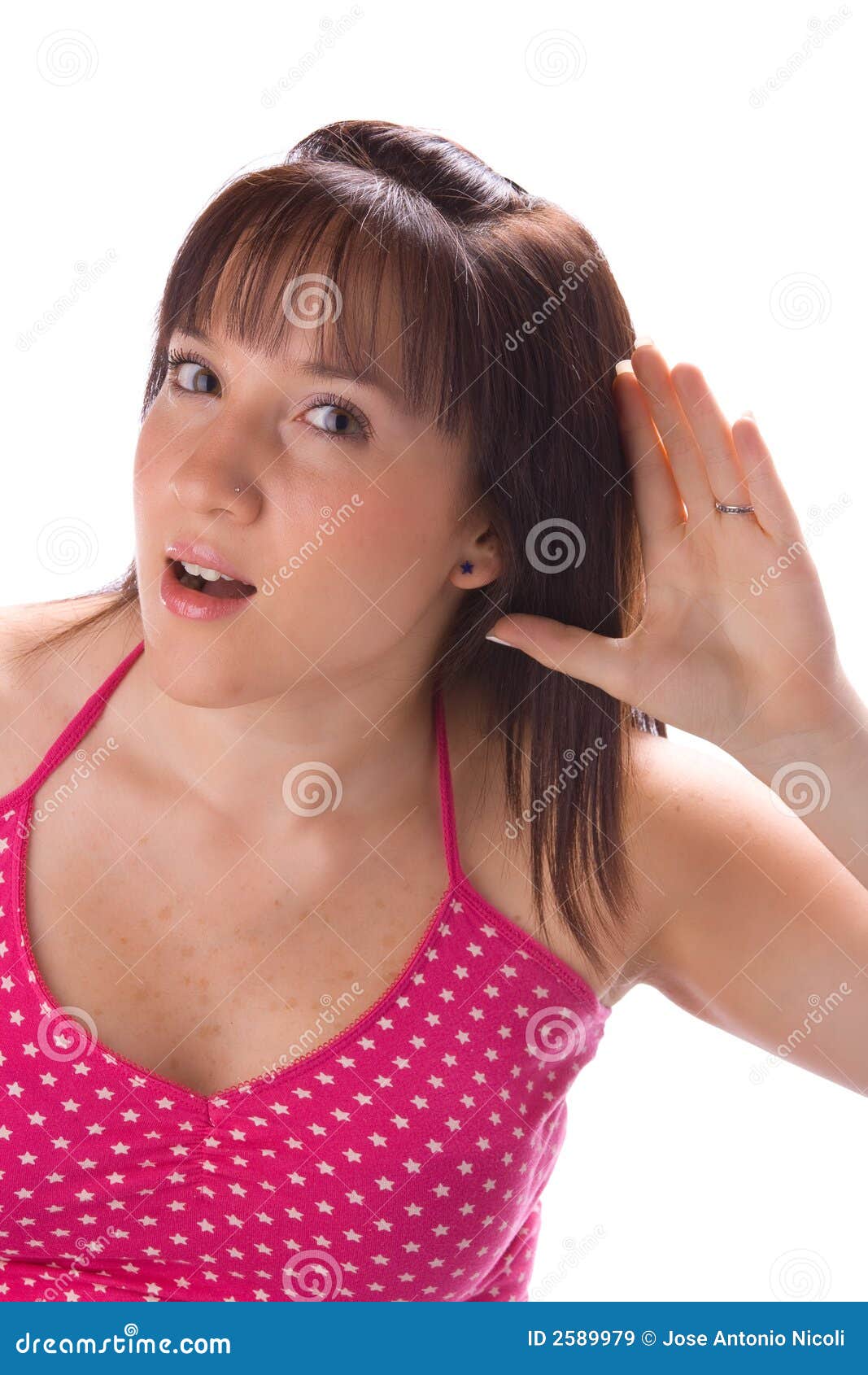 Deaf Girl Royalty Free Stock Images - Image: 2589979 Deaf Girl Royalty Free Stock Images - Image: 2589979