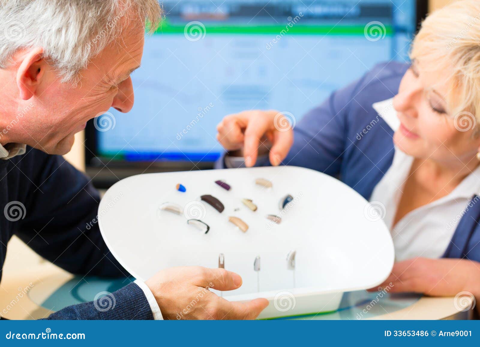 Deaf People Taking a Hearing Test Stock Photo Image of acoustics