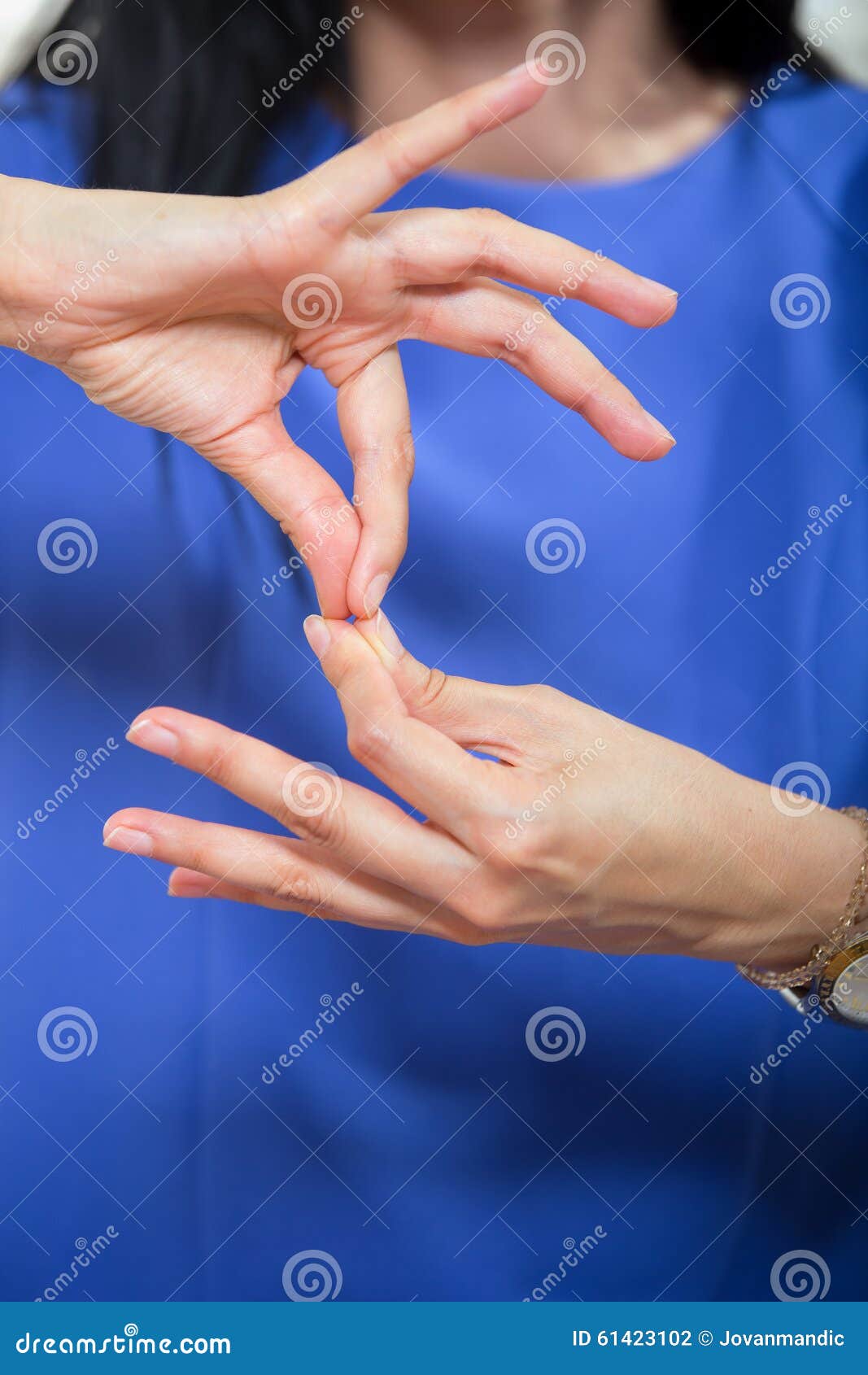 Deaf Woman Using Sign Language Stock Photo Image of happy, illness