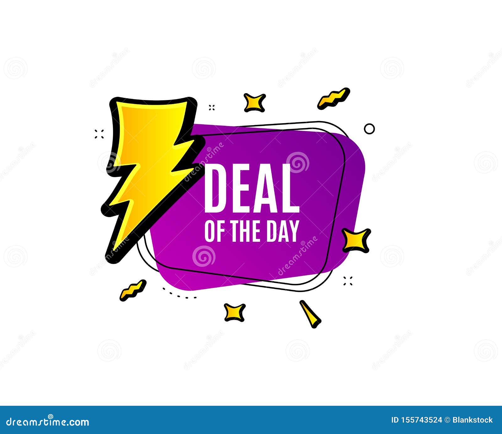 Deal day symbol special offer price sign Vector Image