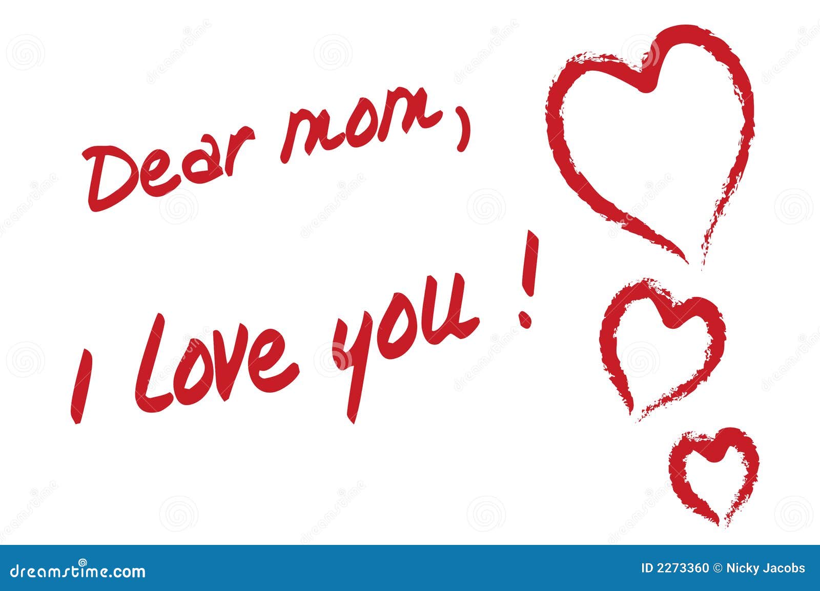 dear mom i love you