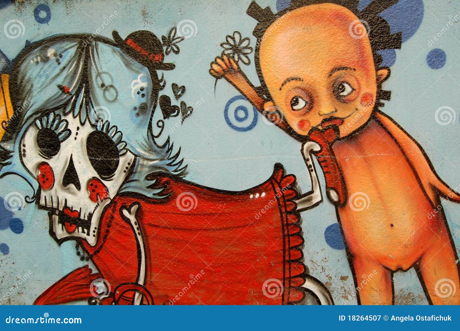 Death Graffiti editorial photography. Image of colourful 18264507