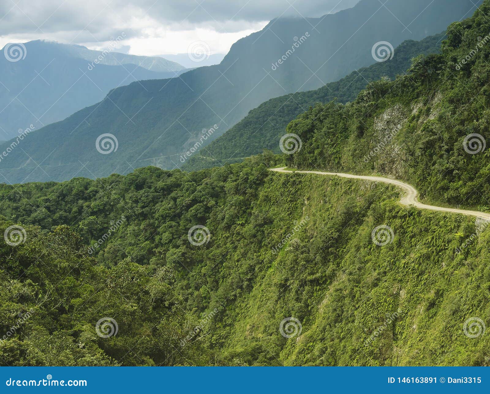 the death road - the most dangerous road in the world, bolivia