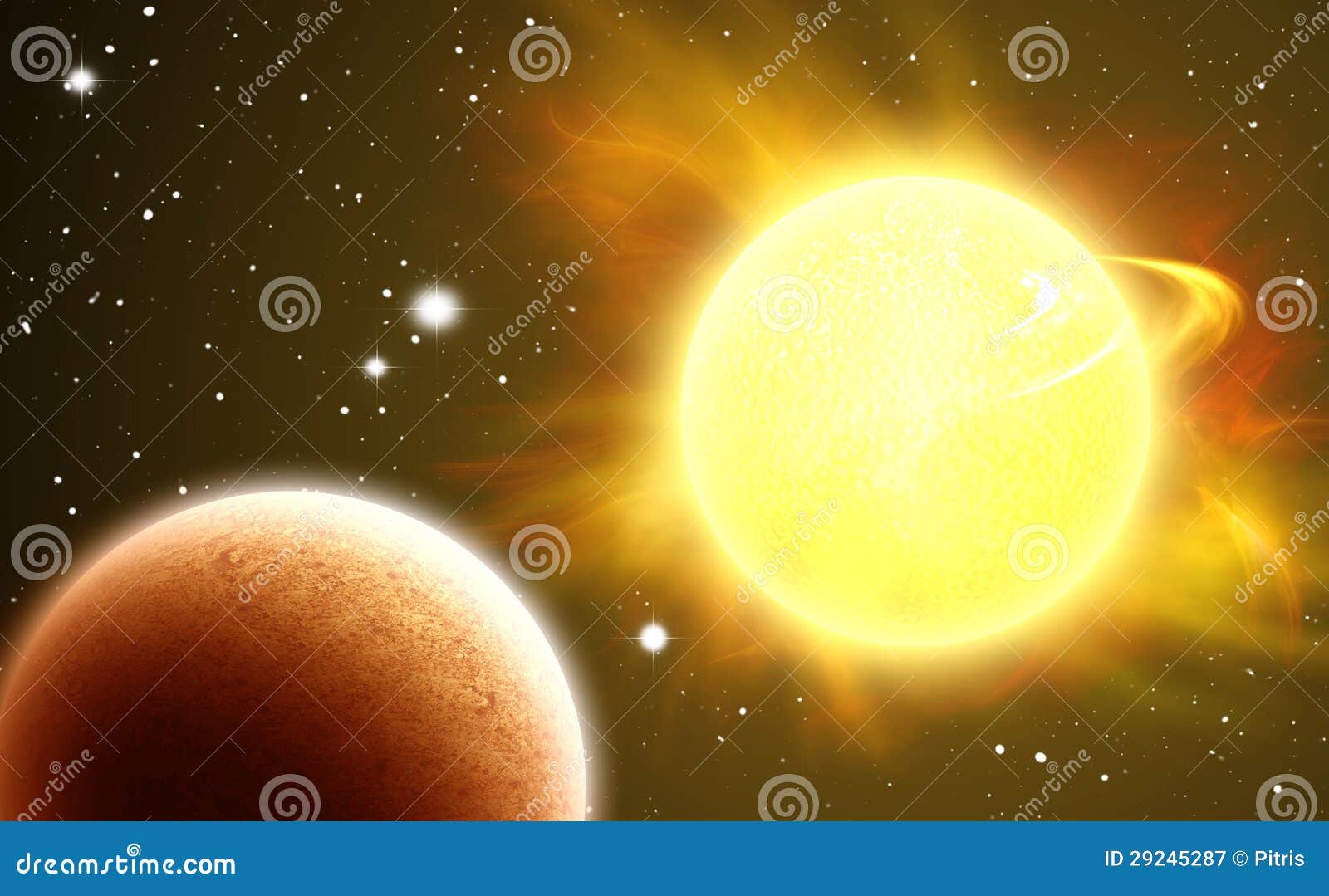 The death of a star stock illustration. Illustration of explosion