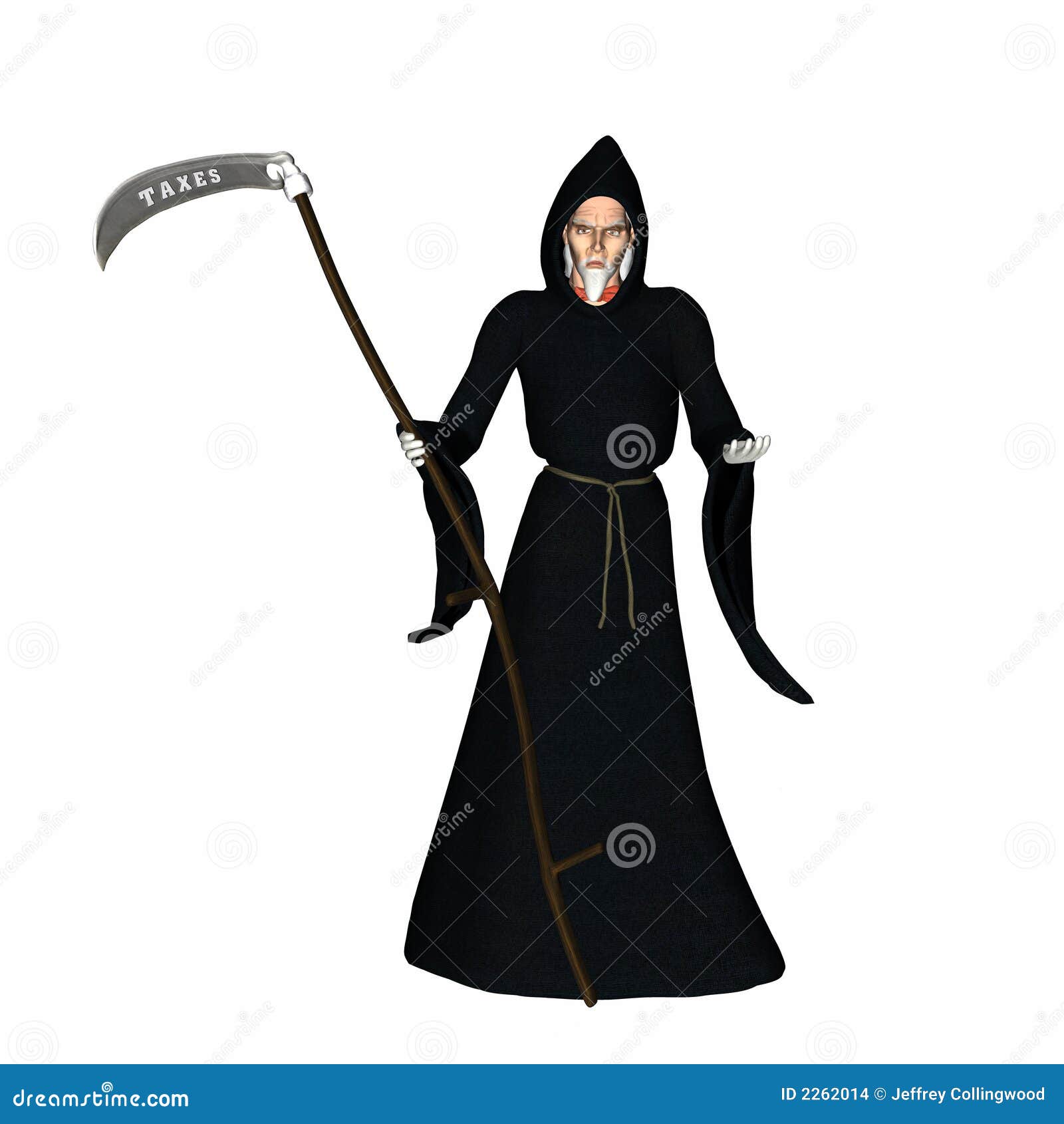 Death and Taxes stock illustration. Illustration of metaphor - 2262014