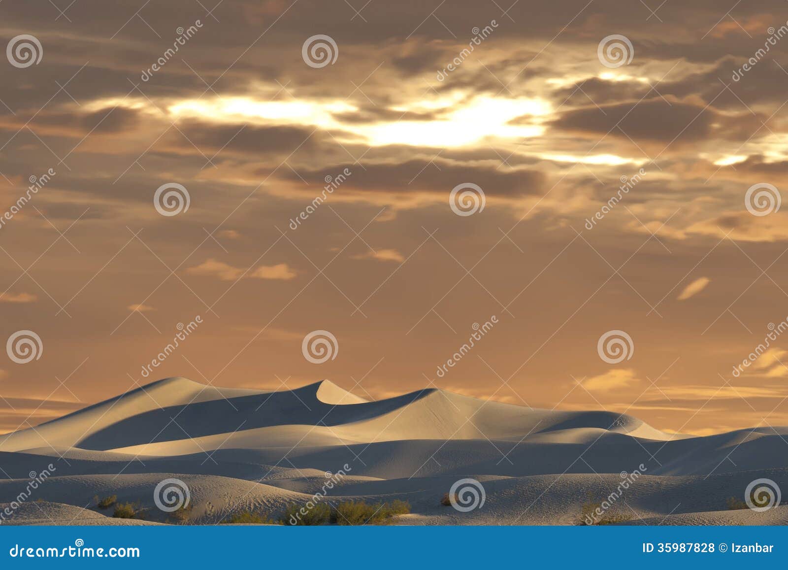 Death valley sand dunes view