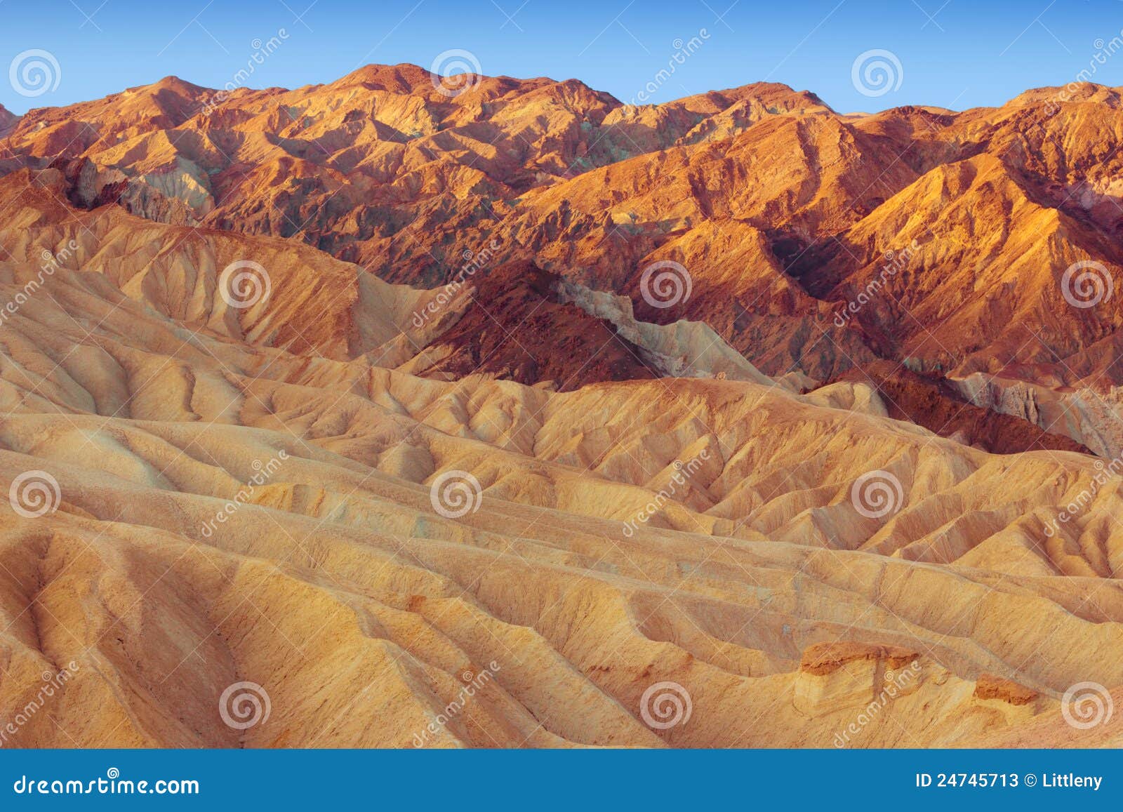 Death Valley Zabriskie Point Stock Image Image of range, beautiful