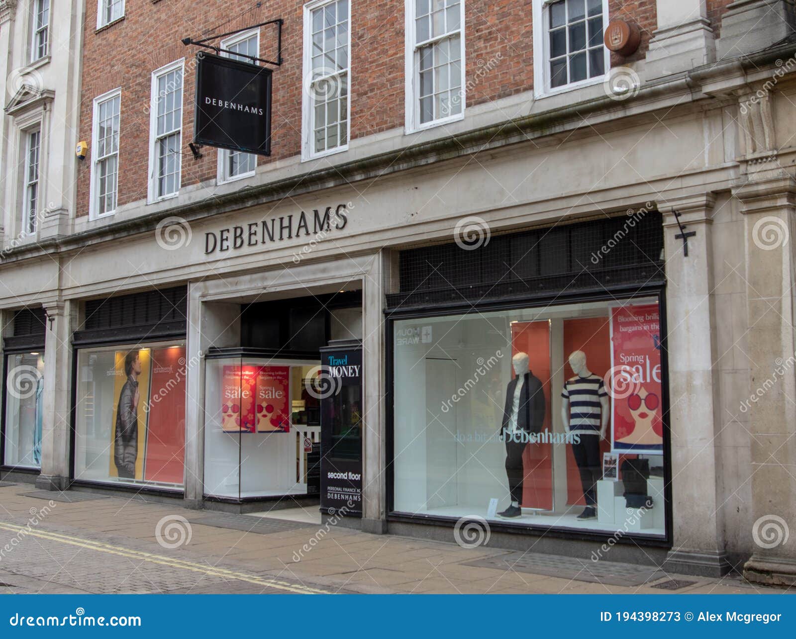 Debenhams Store Front on UK High Street Editorial Stock Photo - Image ...