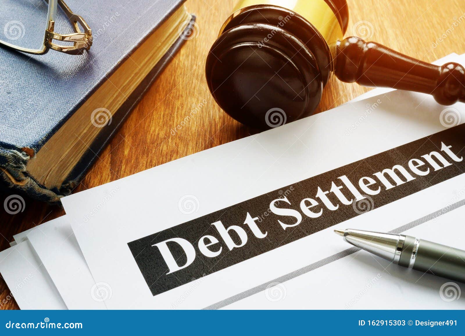 Debt Settlement Documents and Gavel in the Court Stock Image Image of Debt Settlement Documents and Gavel in the Court Stock Image Image of