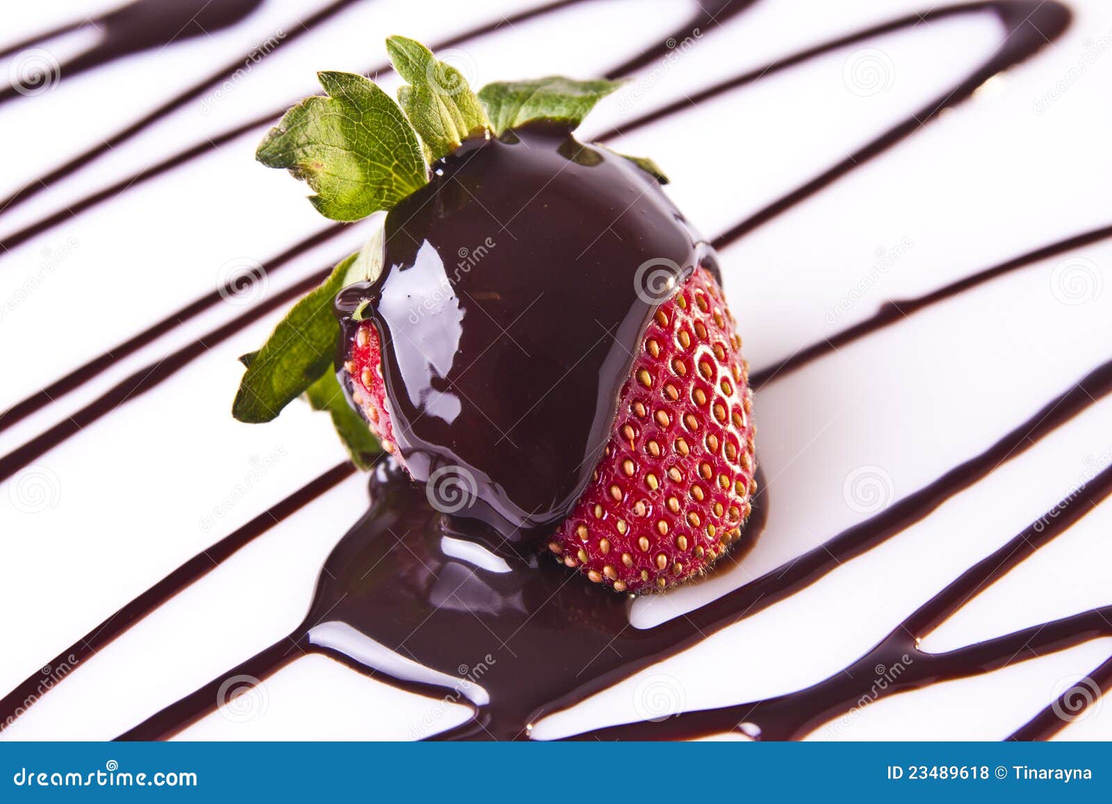 decadent strawberry chocolate dessert