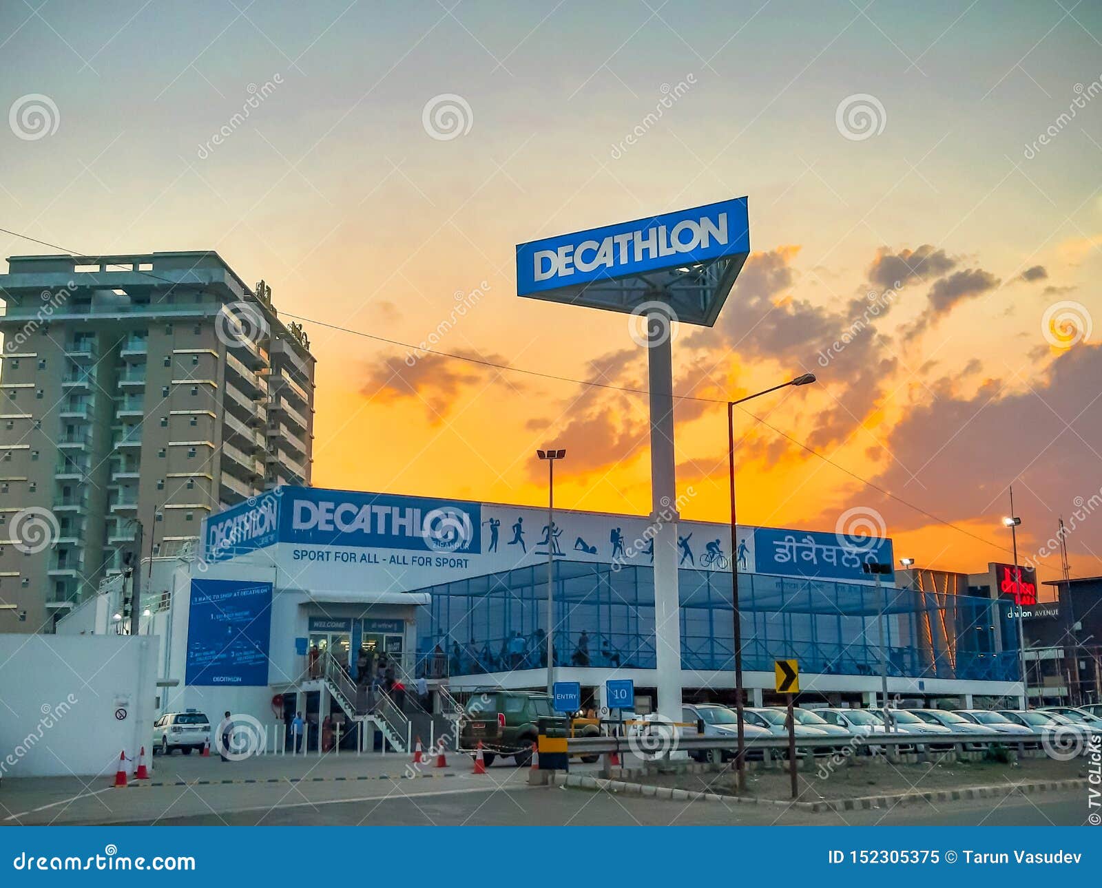 Decathlon editorial image. Image of 