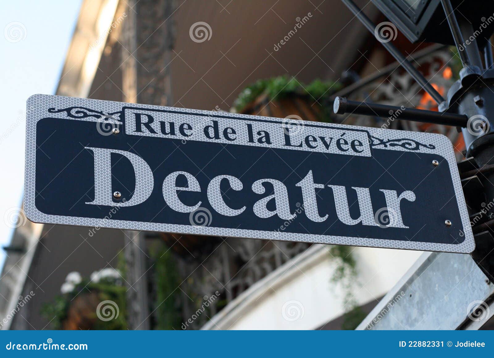 decatur street sign in new orleans